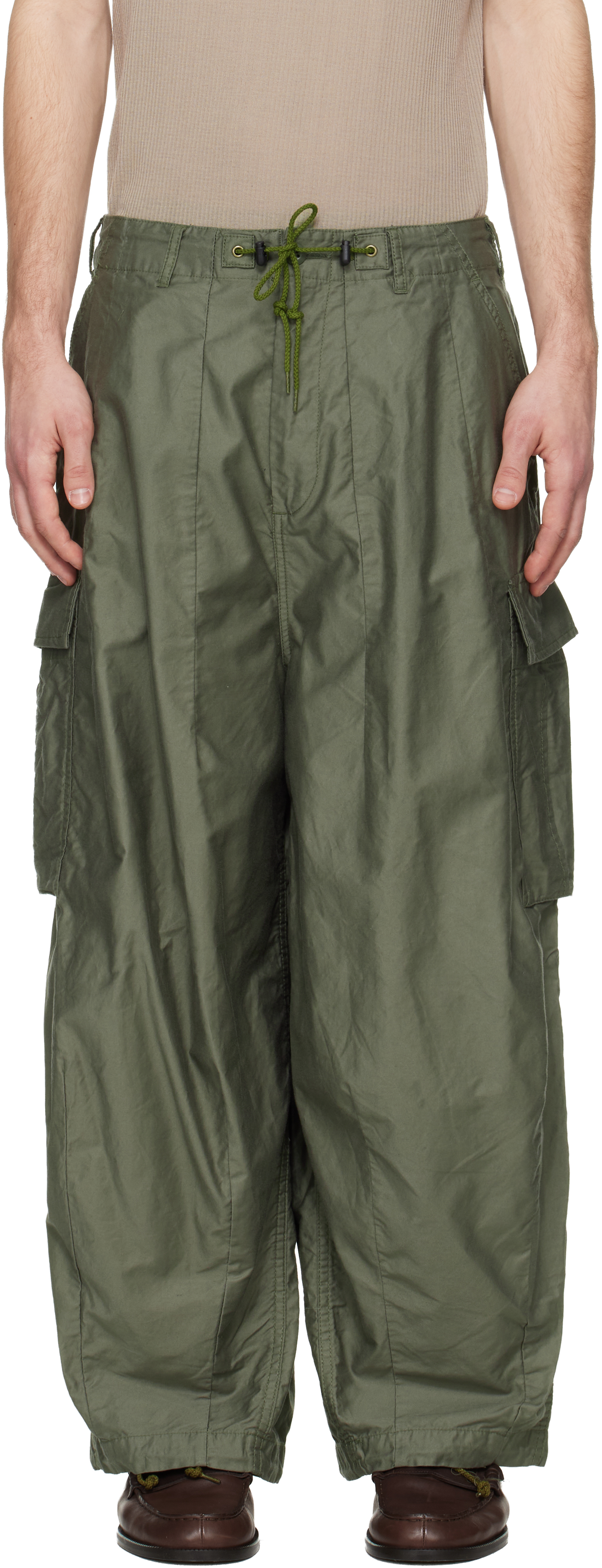 needles h.d pants BDU カーキ　Ｓ Khaki H.D. BDU Cargo Pants by NEEDLES on Sale