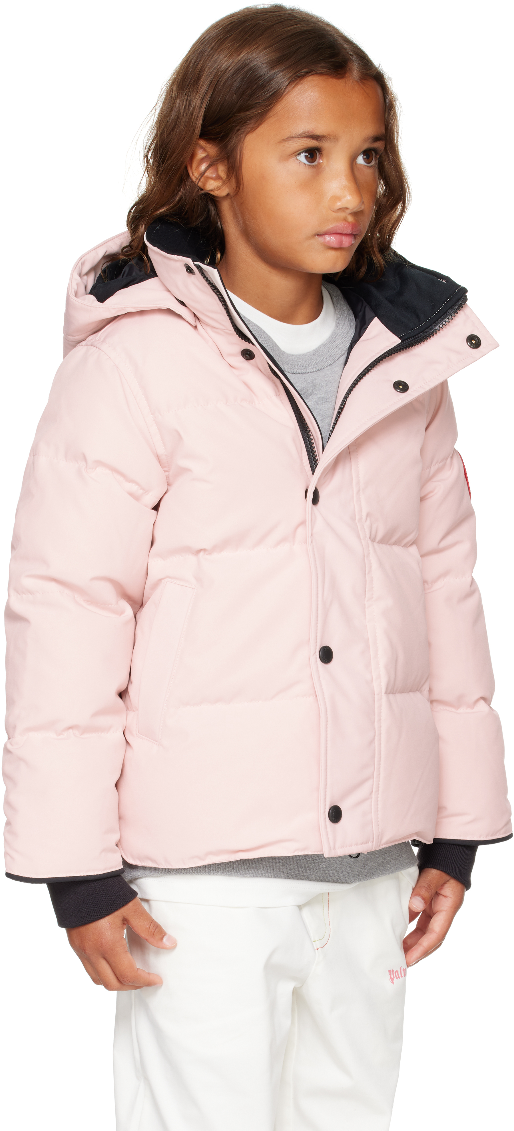 Canada Goose Little Kids Pink Snowy Owl New Edition Down Parka In Pink