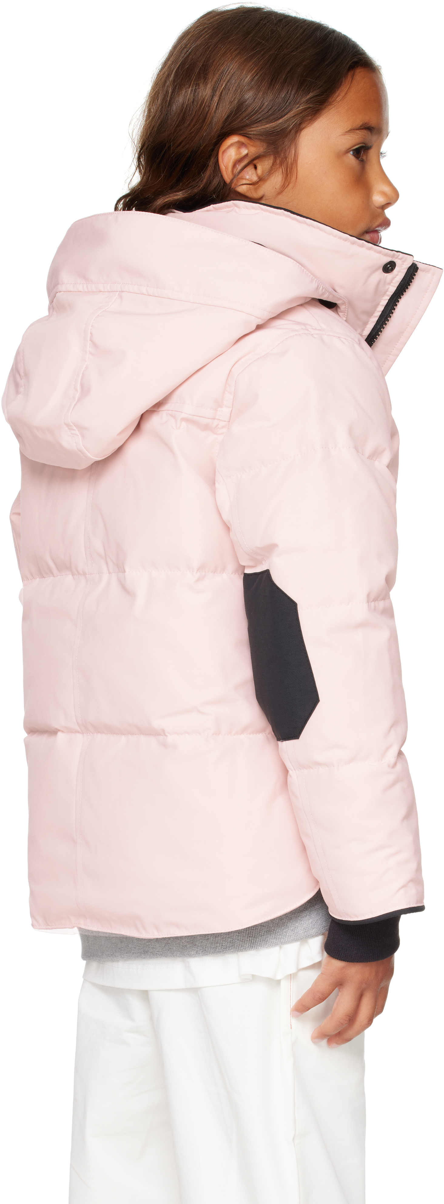 Canada Goose Little Kids Pink Snowy Owl New Edition Down Parka In Pink