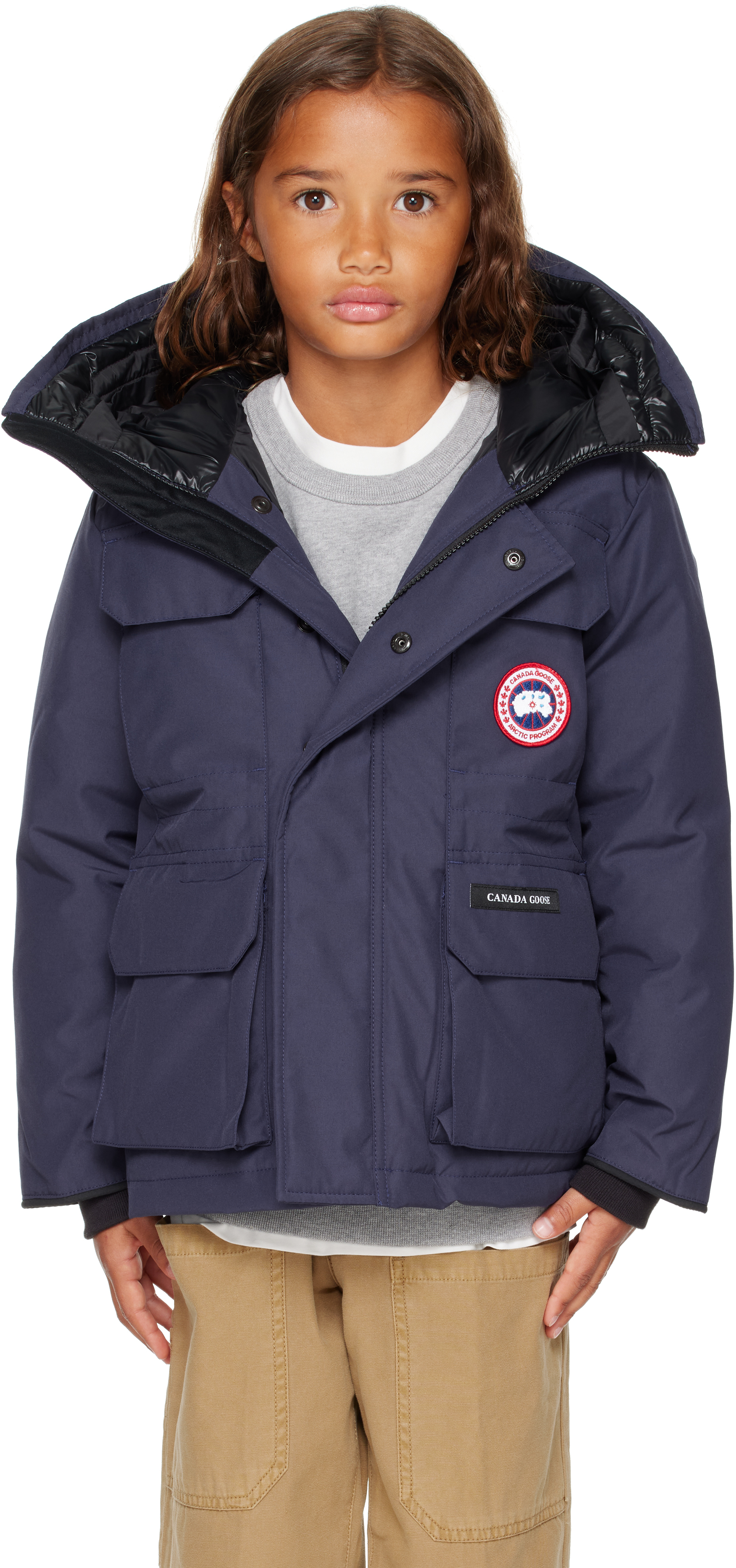 Big Kids Navy Expedition Down Parka by Canada Goose Kids