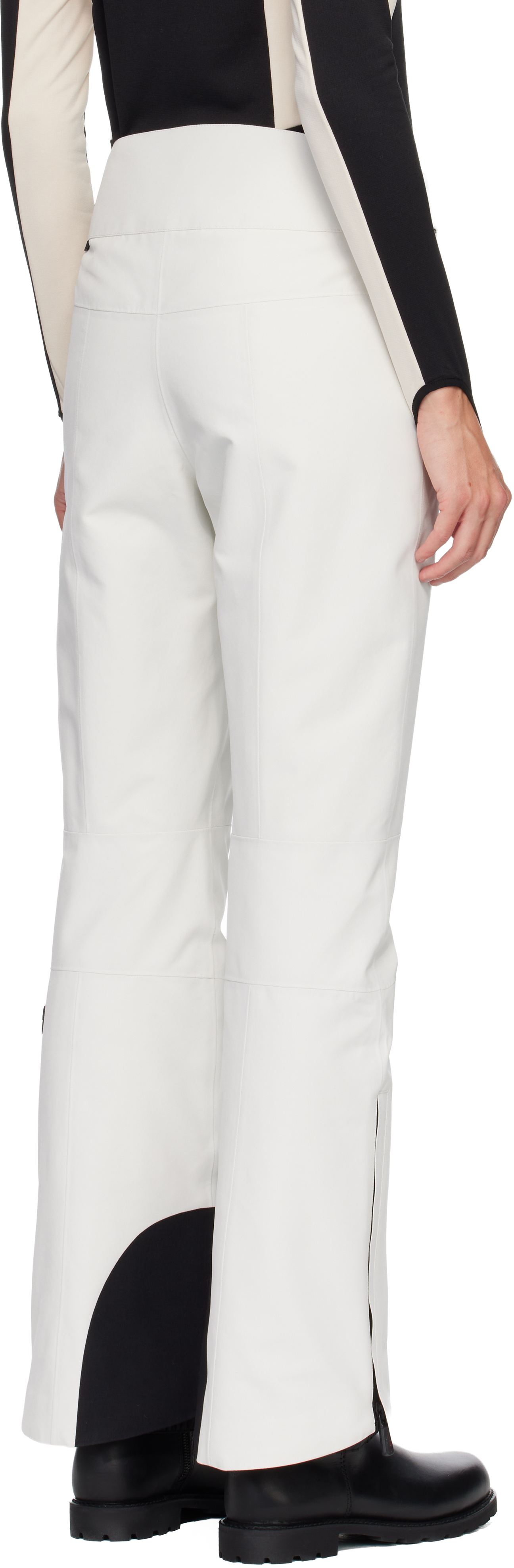 Moncler Padded Gore-tex Ski Trousers In White