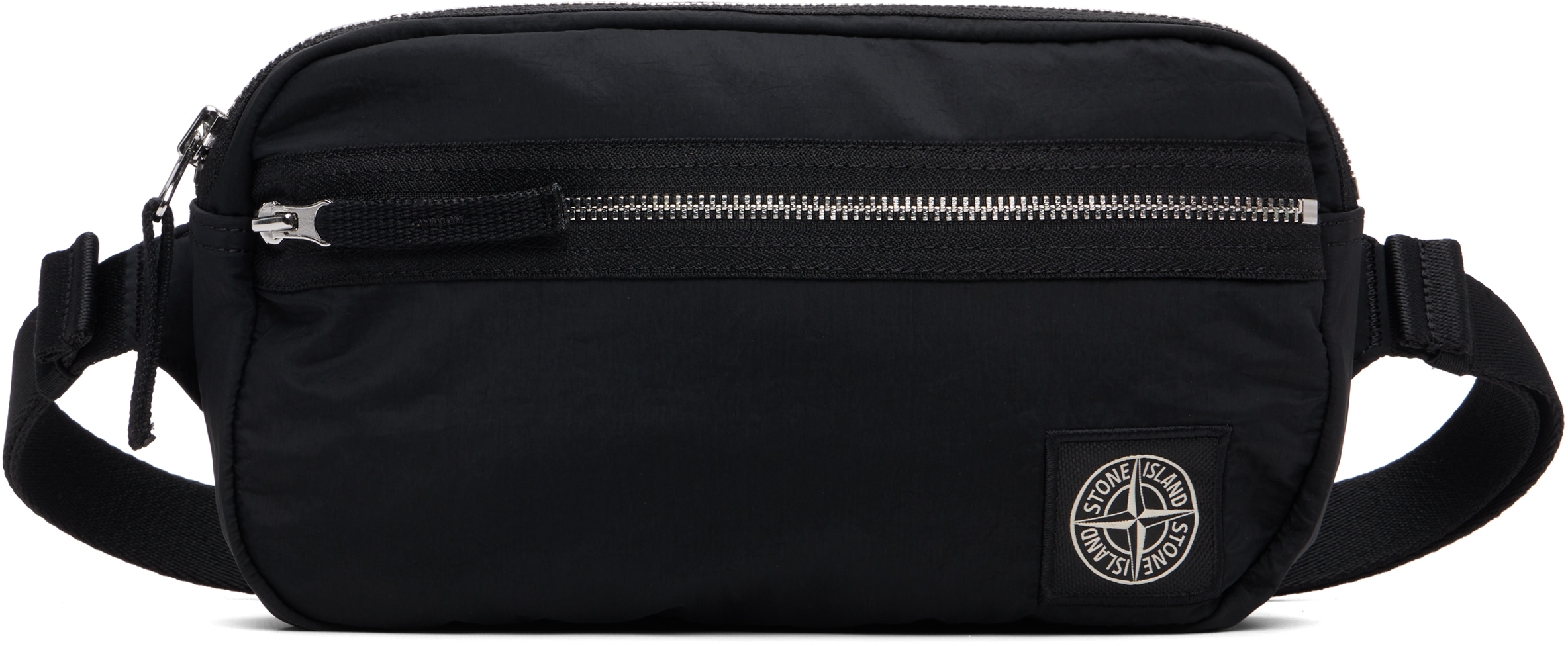 Black 9200016 Coated Nylon Metal ECONYL Belt Bag