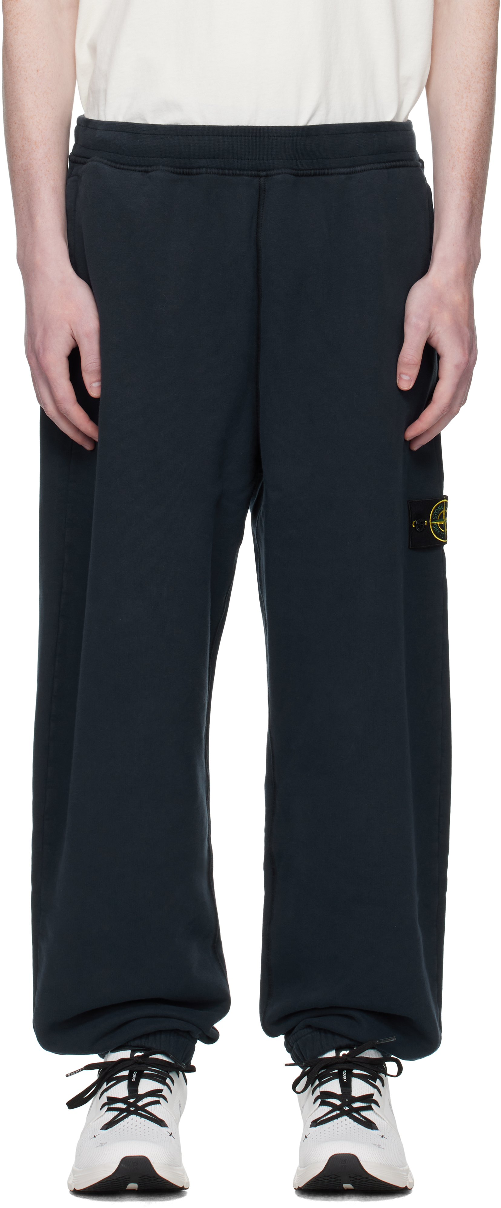 STONE ISLAND(ストーンアイランド) スウエットパンツ 黒 s Stone