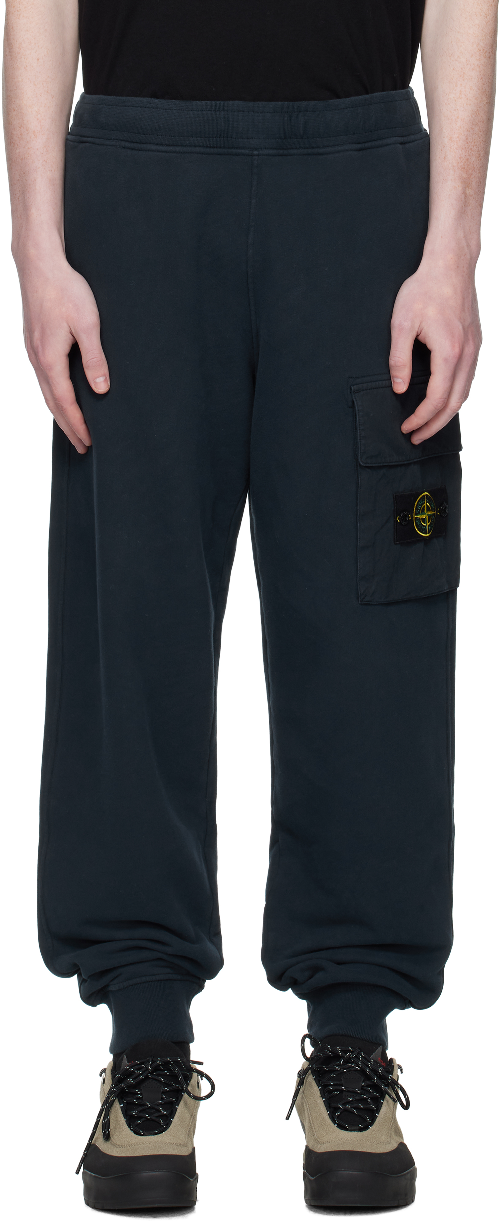 Stone Island ブラック カーゴパンツ 31インチ STONE ISLAND 791531314