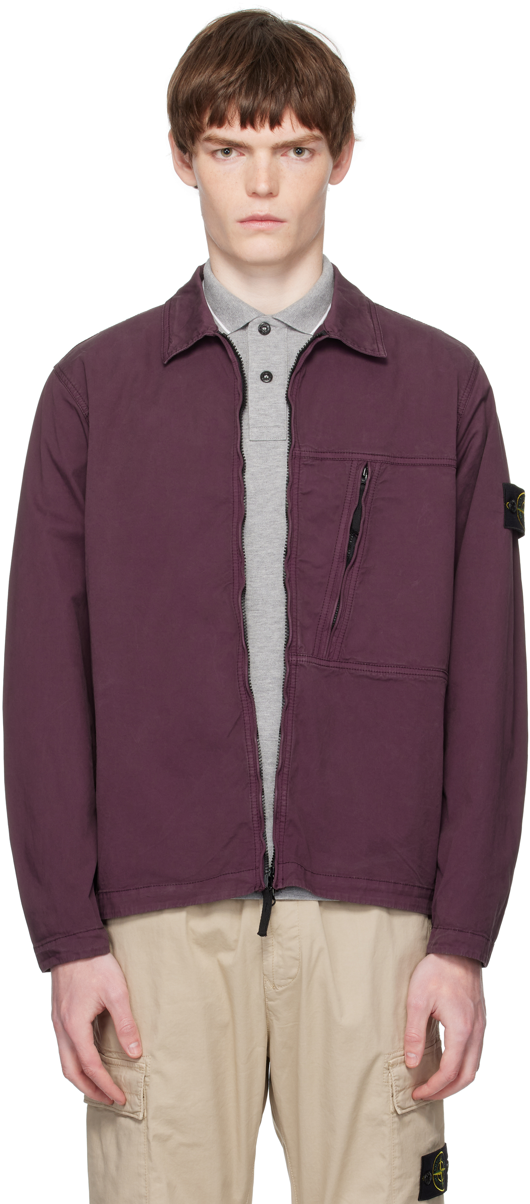 Black 1200003 Supima Cotton Twill Stretch-TC Jacket