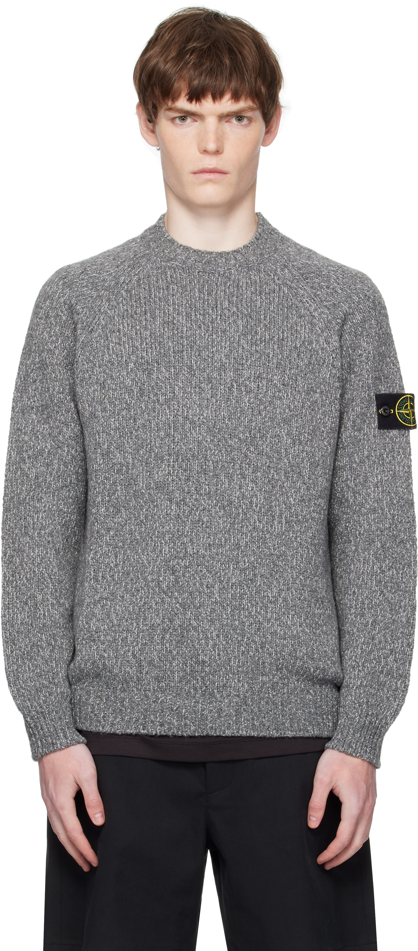 Gray 5100050 Crew Neck Sweater