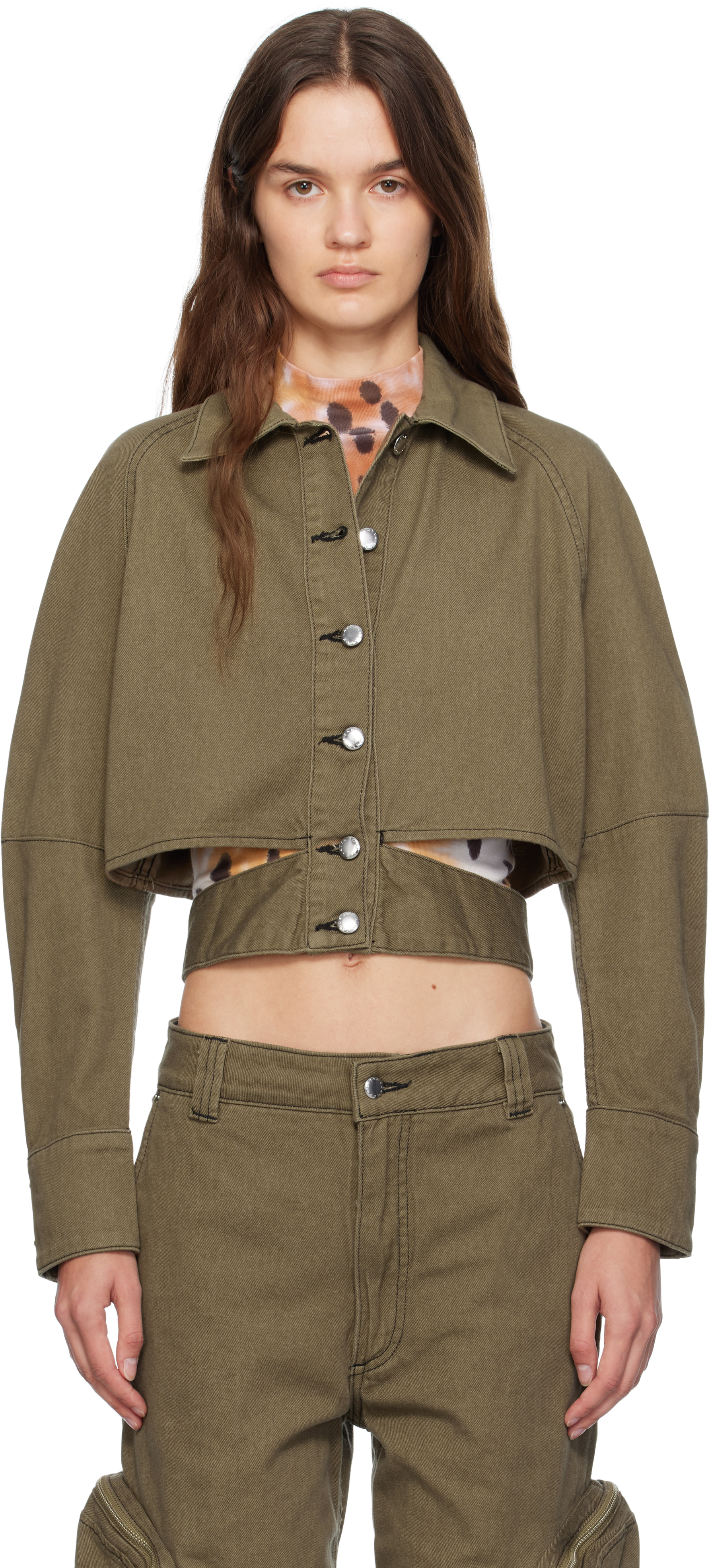 ジャケット・アウター eckhaus latta denim jacket Eckhaus Latta El Jacket Redux Denim Jacket | Blue | FARFETCH