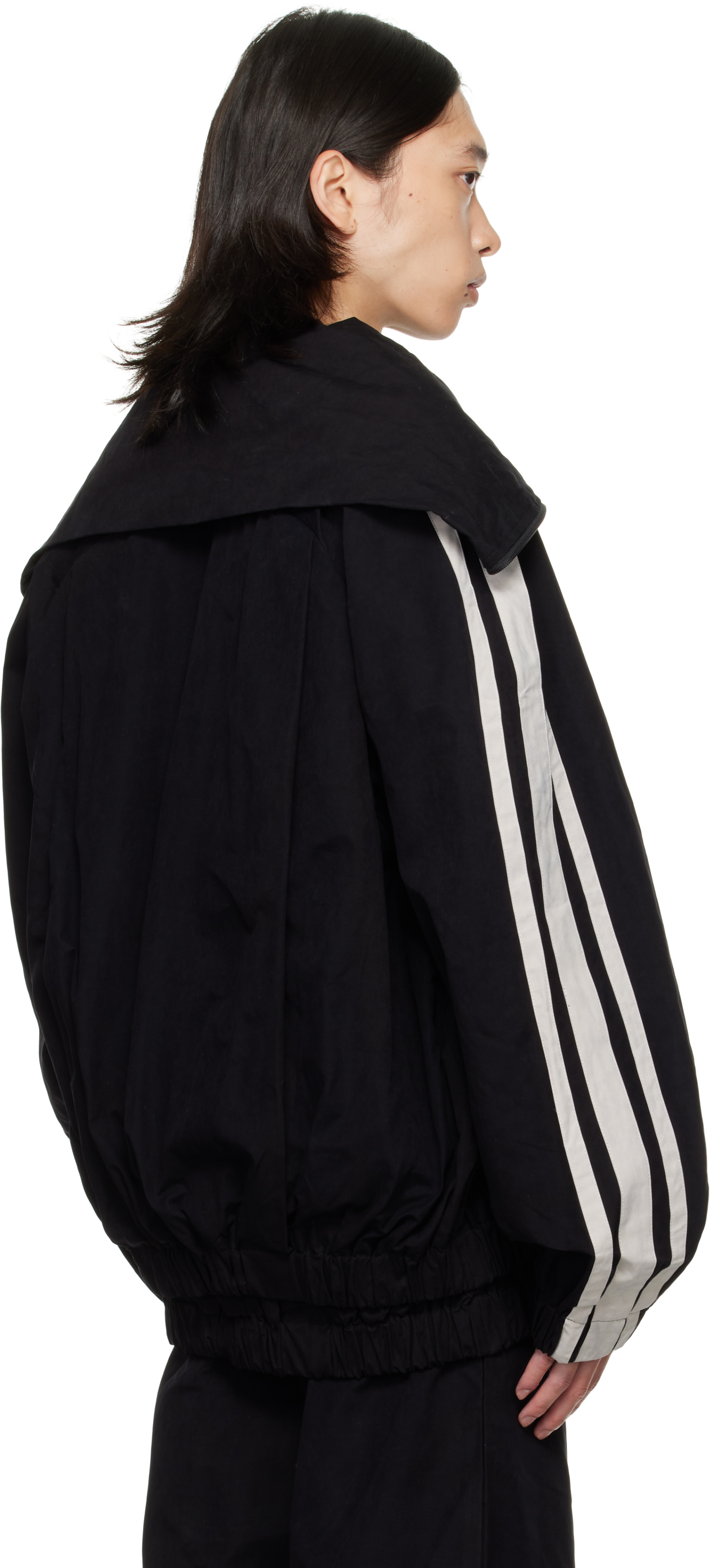 Egonlab Brown Fusion Track Jacket In Black