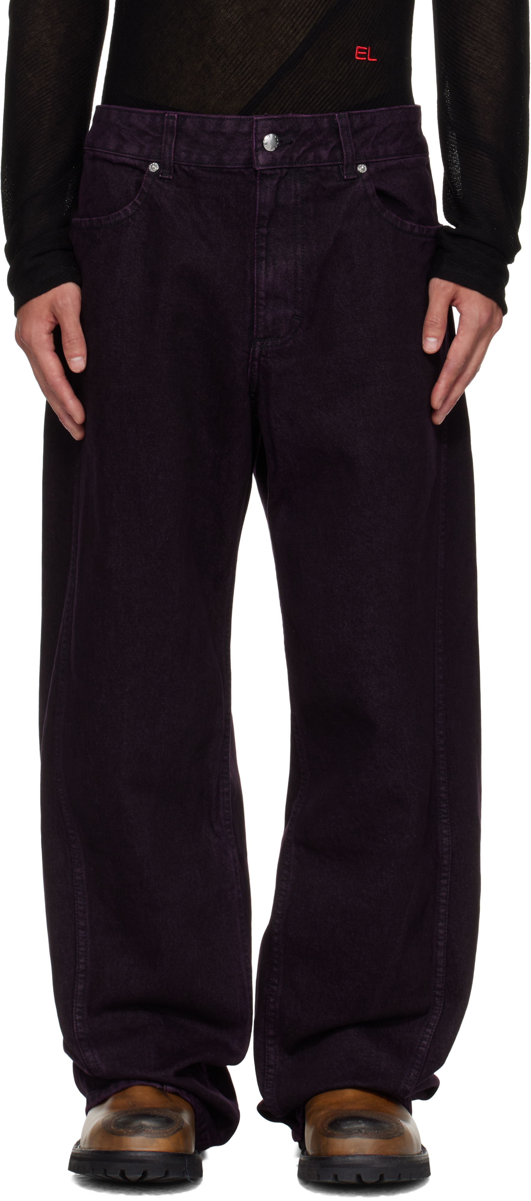 Purple Bend Jeans