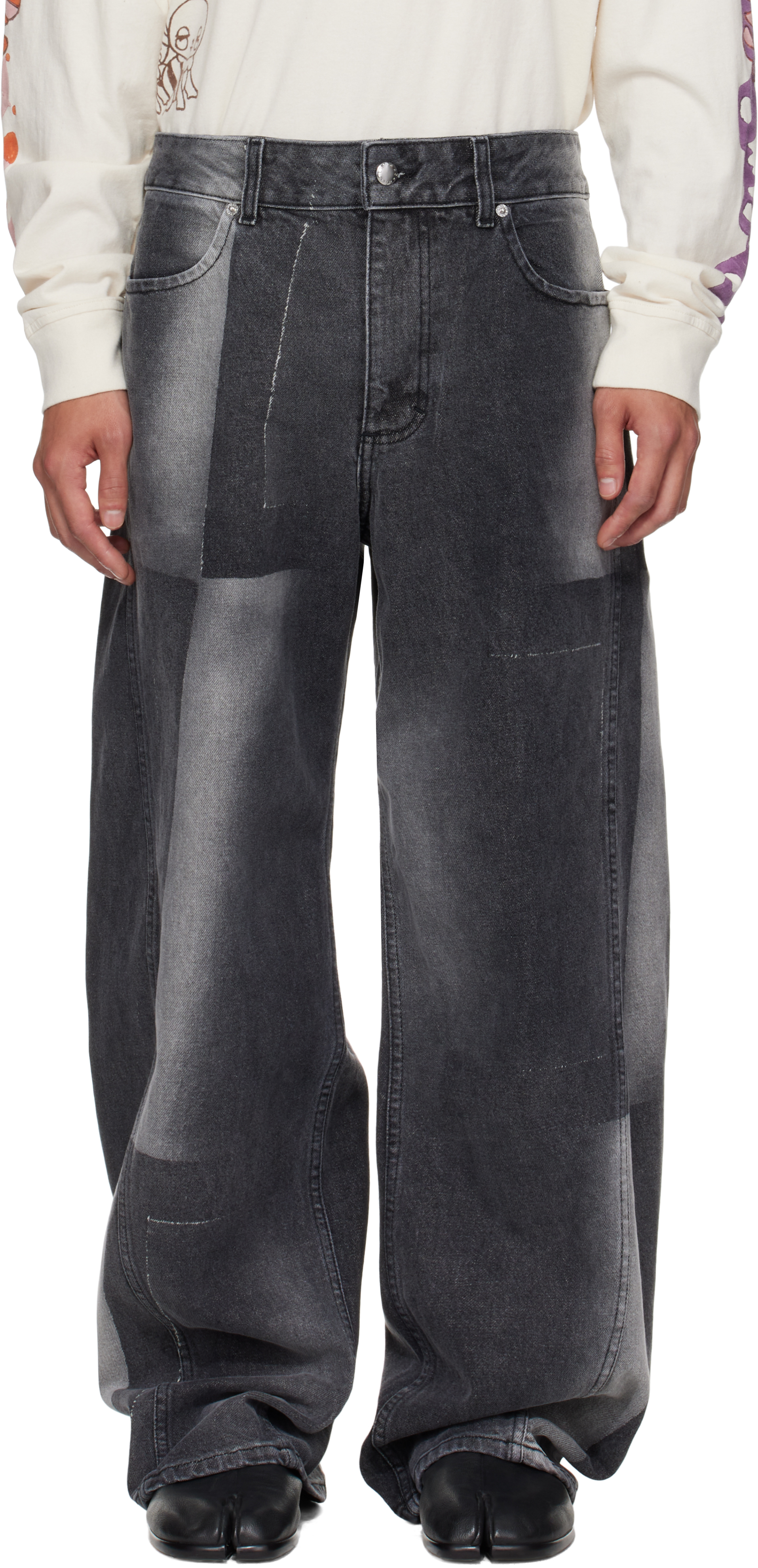 Gray Bend Jeans