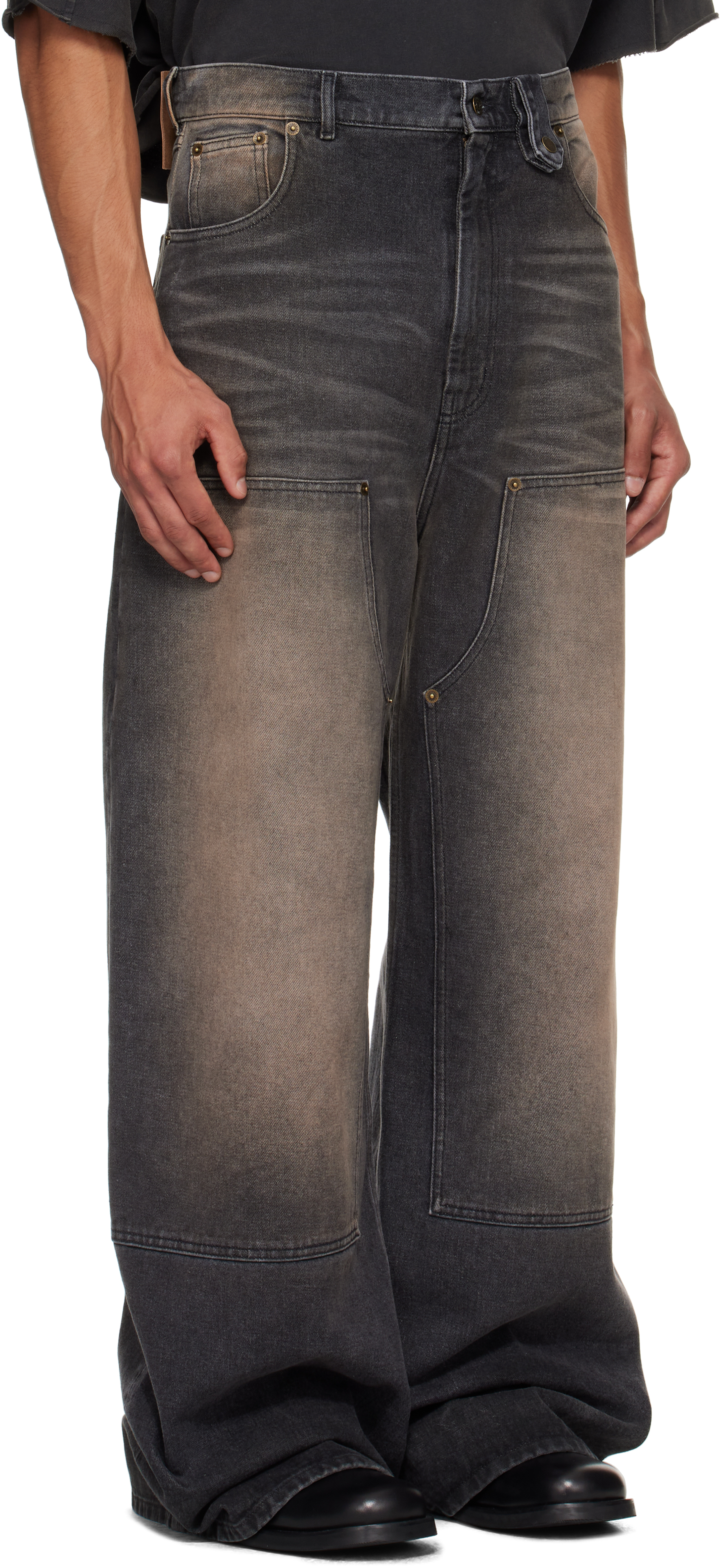 Egonlab Baggy Jeans In Black