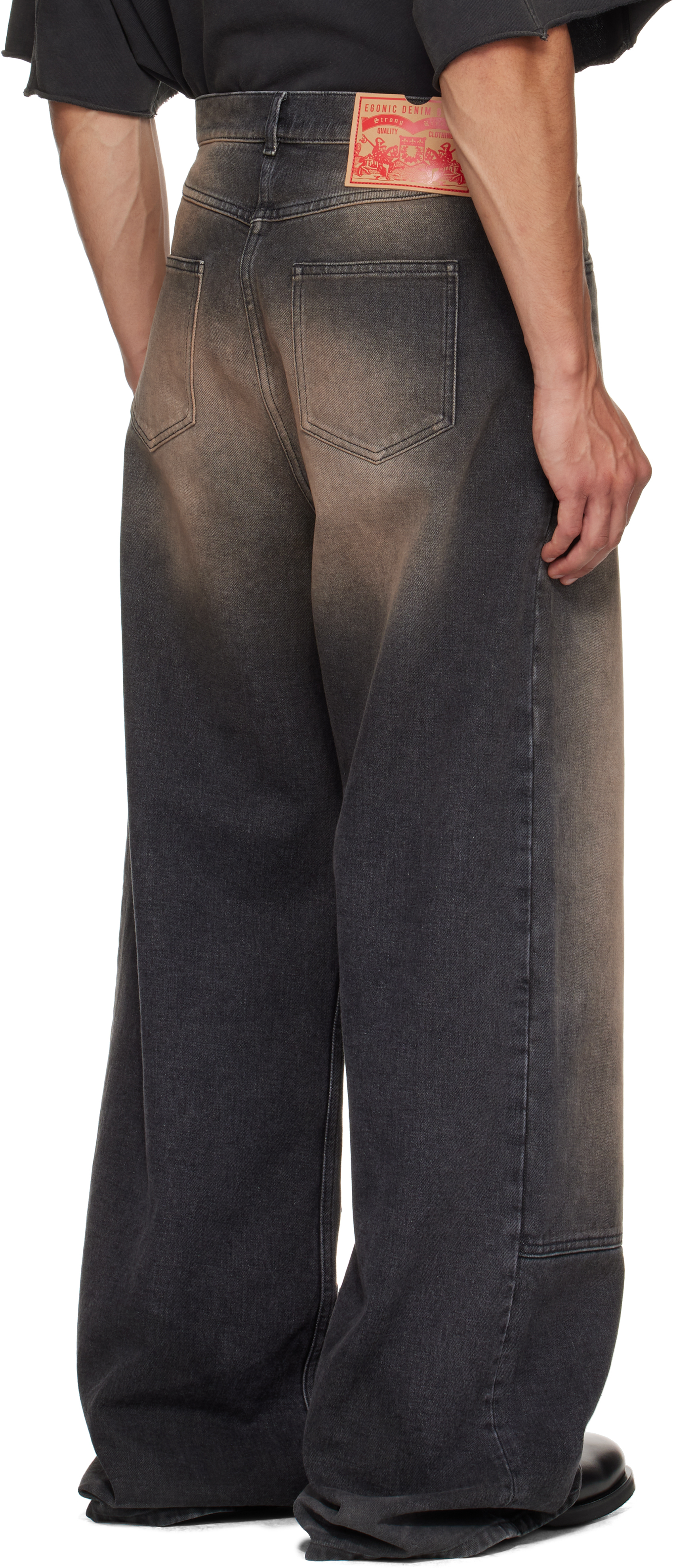 Egonlab Baggy Jeans In Black