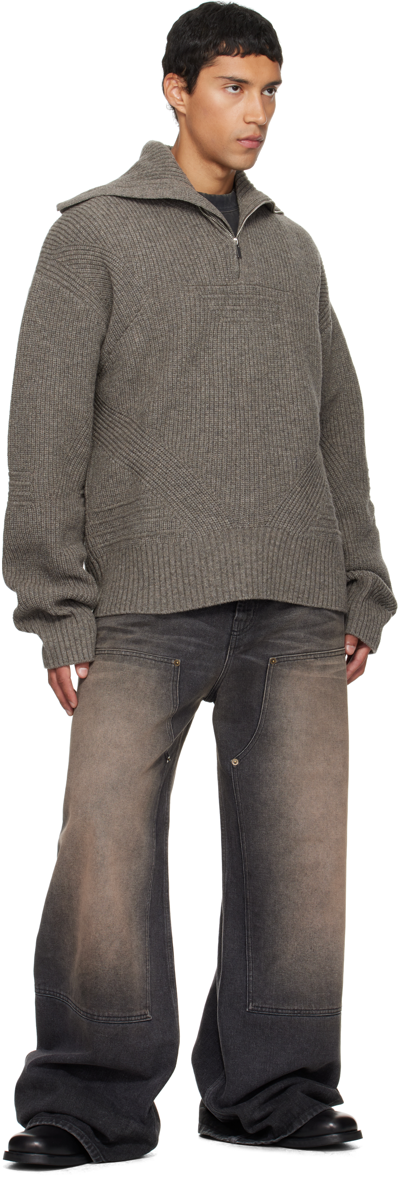 Egonlab Baggy Jeans In Black