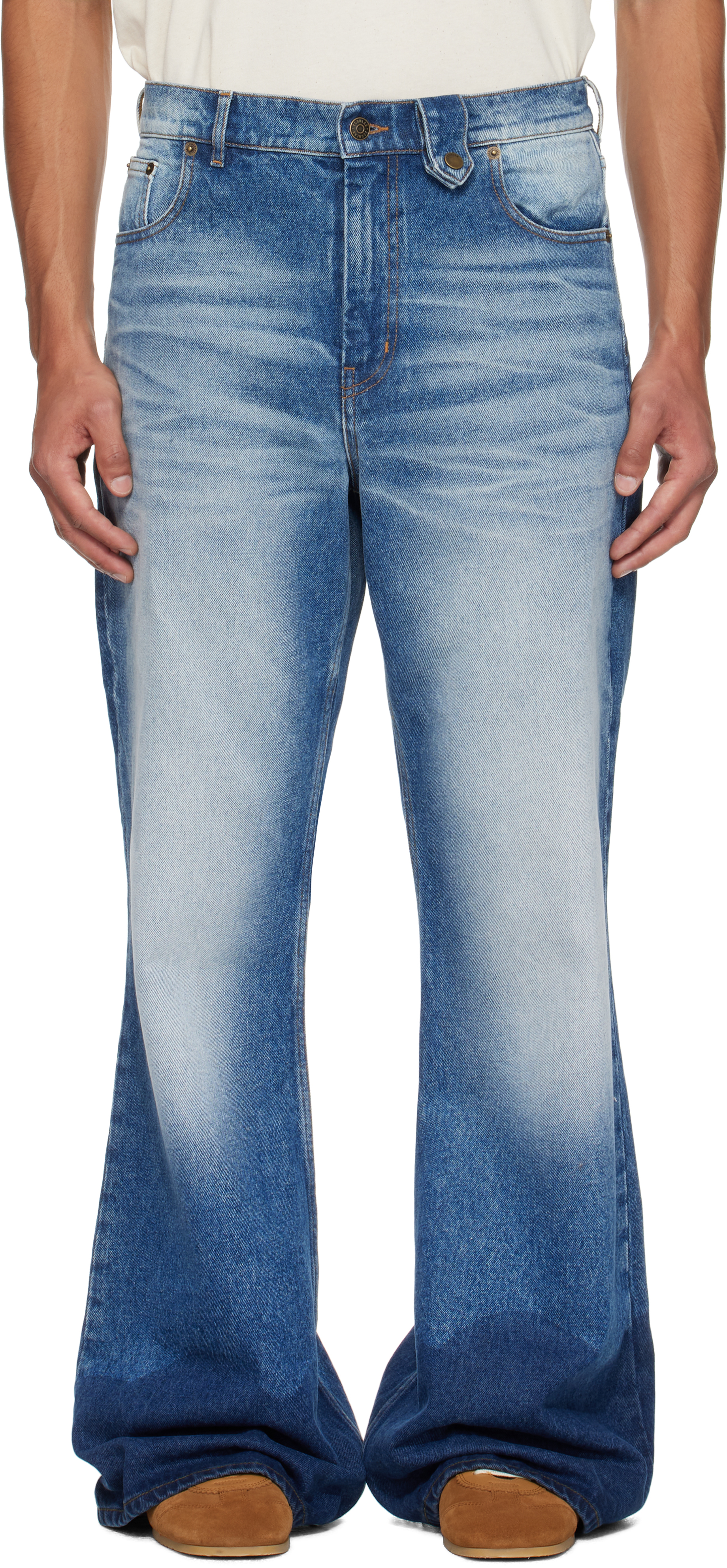 パンツ EGONlab samy wide leg jeans S SAMY WIDE LEG JEANS – EGONLAB