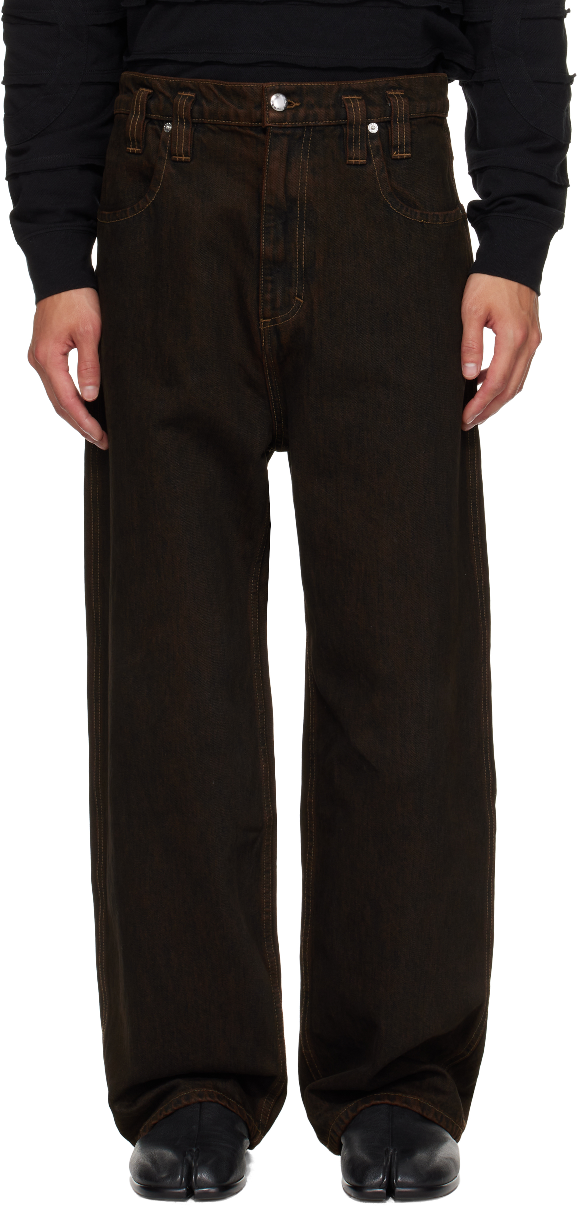 Brown Baggy Jeans