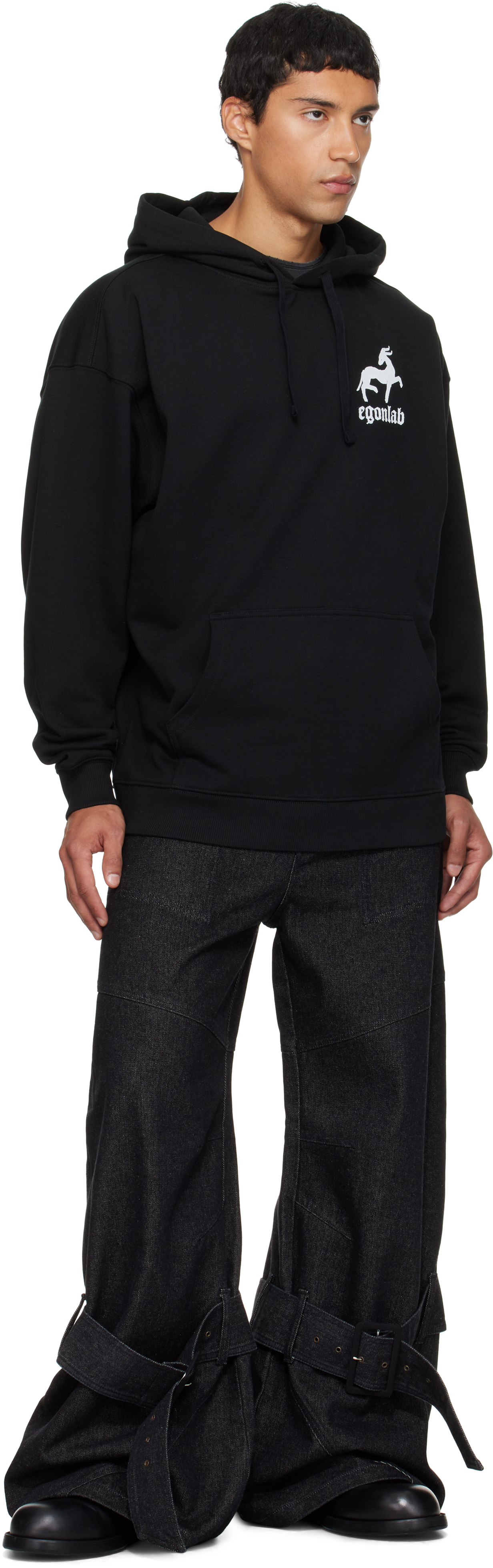 Egonlab Cargo Jeans In Black