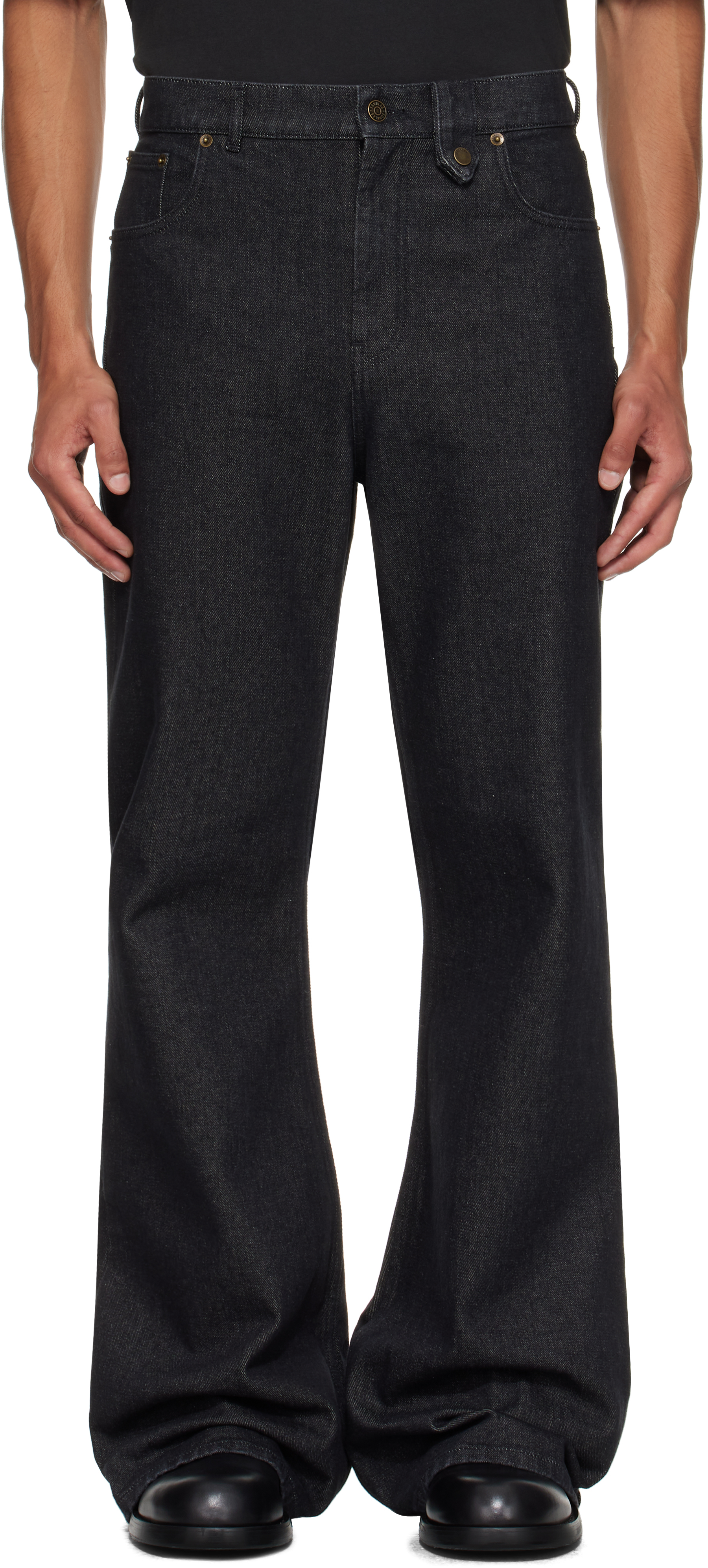 パンツ EGONlab samy wide leg jeans S SAMY WIDE LEG JEANS – EGONLAB