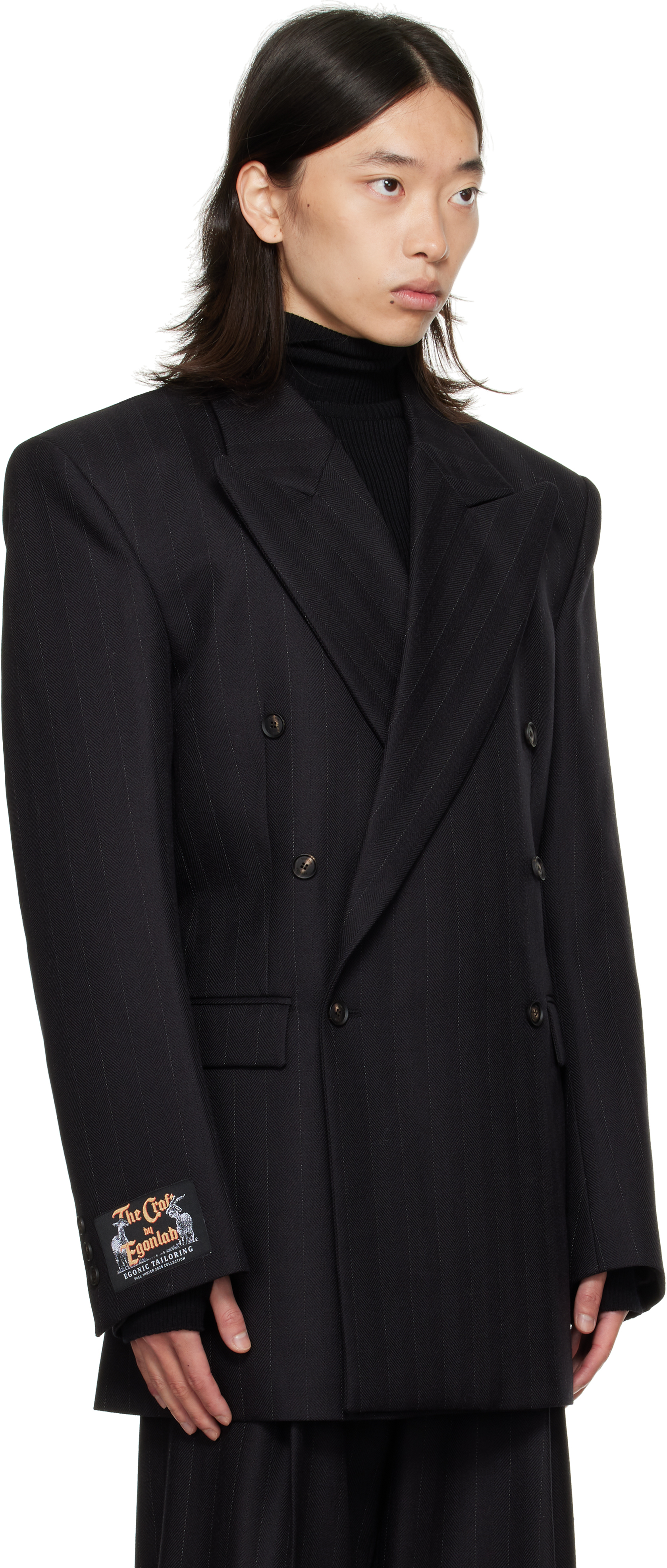 Egonlab Oversized Blazer In Black