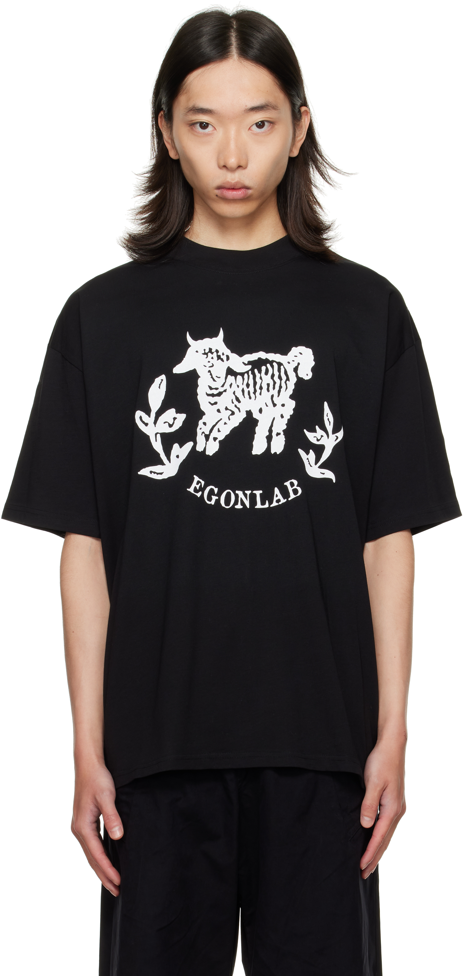 Egonlab Moutono T-shirt In Black