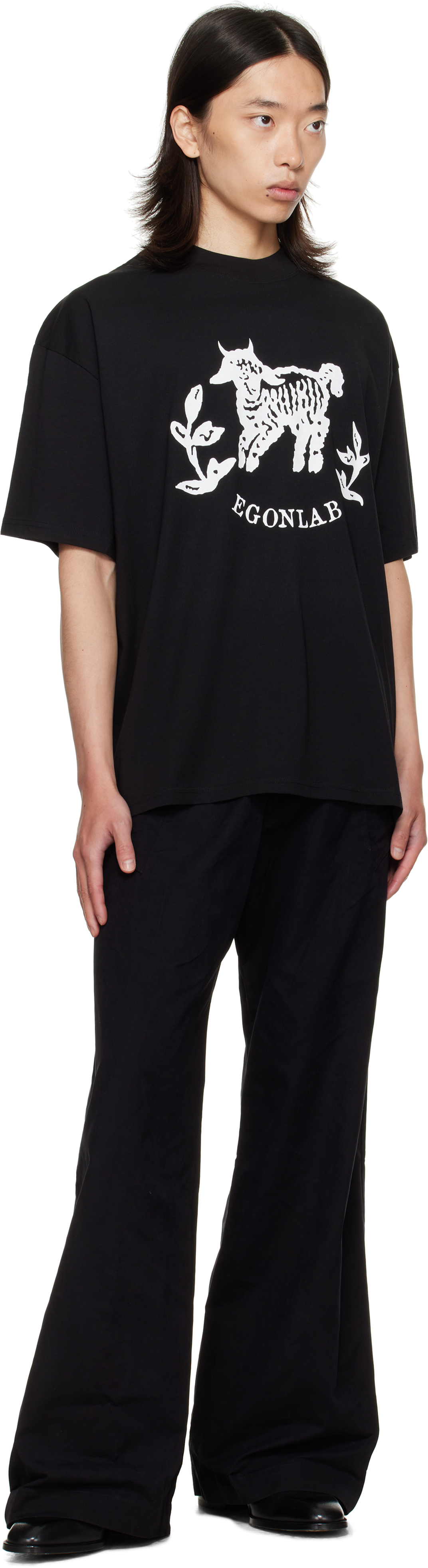 Egonlab Moutono T-shirt In Black