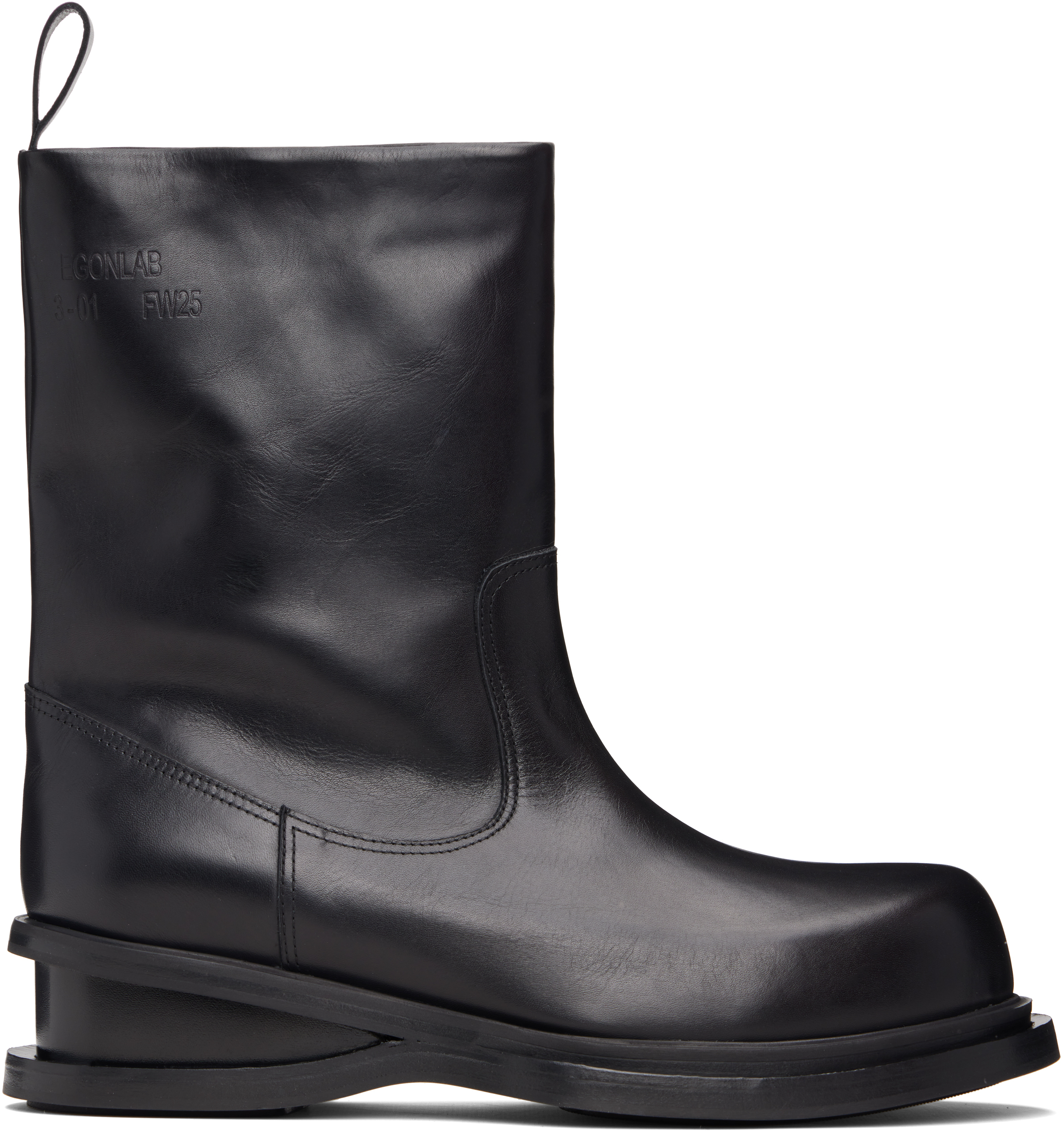 Egonlab Black Aurora Boots In Black