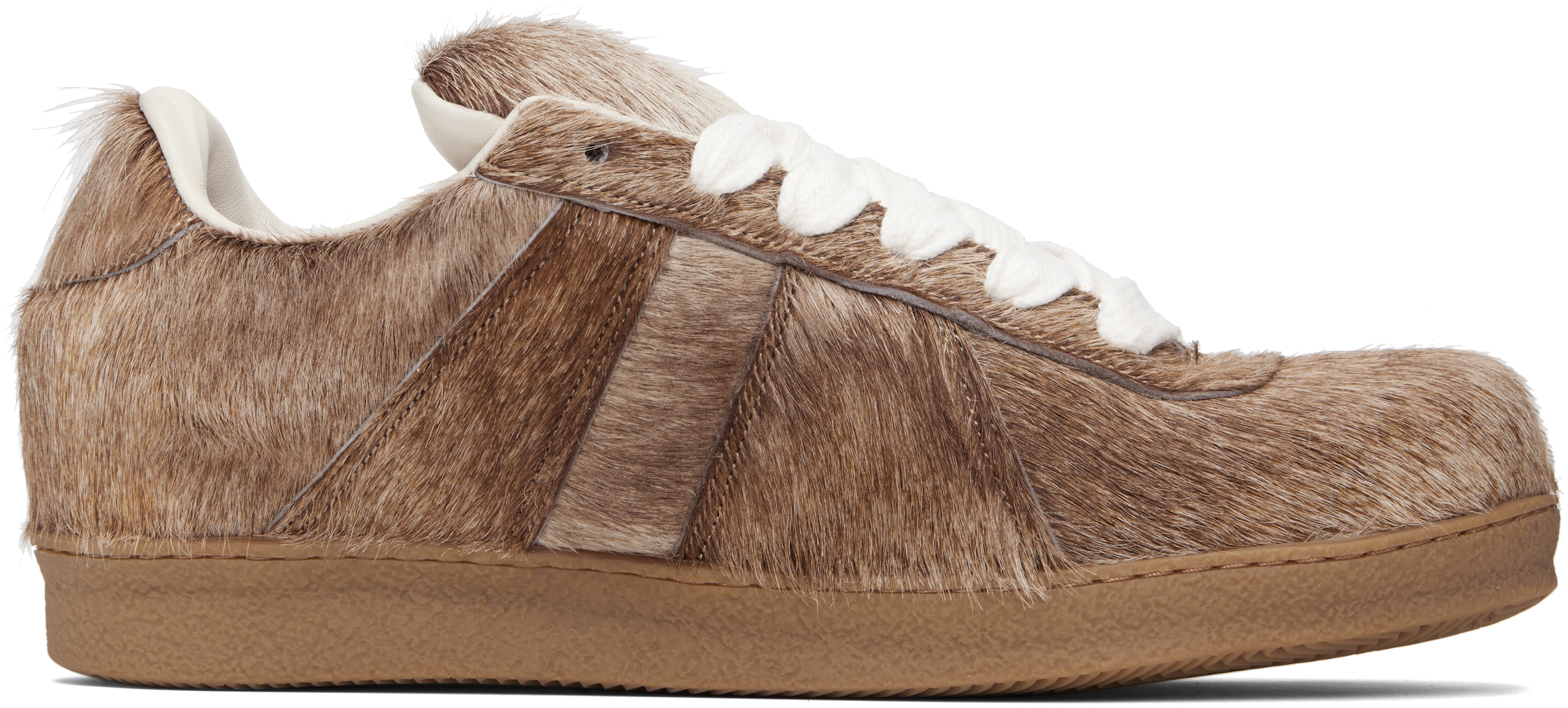 Egonlab Beige Cush Sneakers In Nude