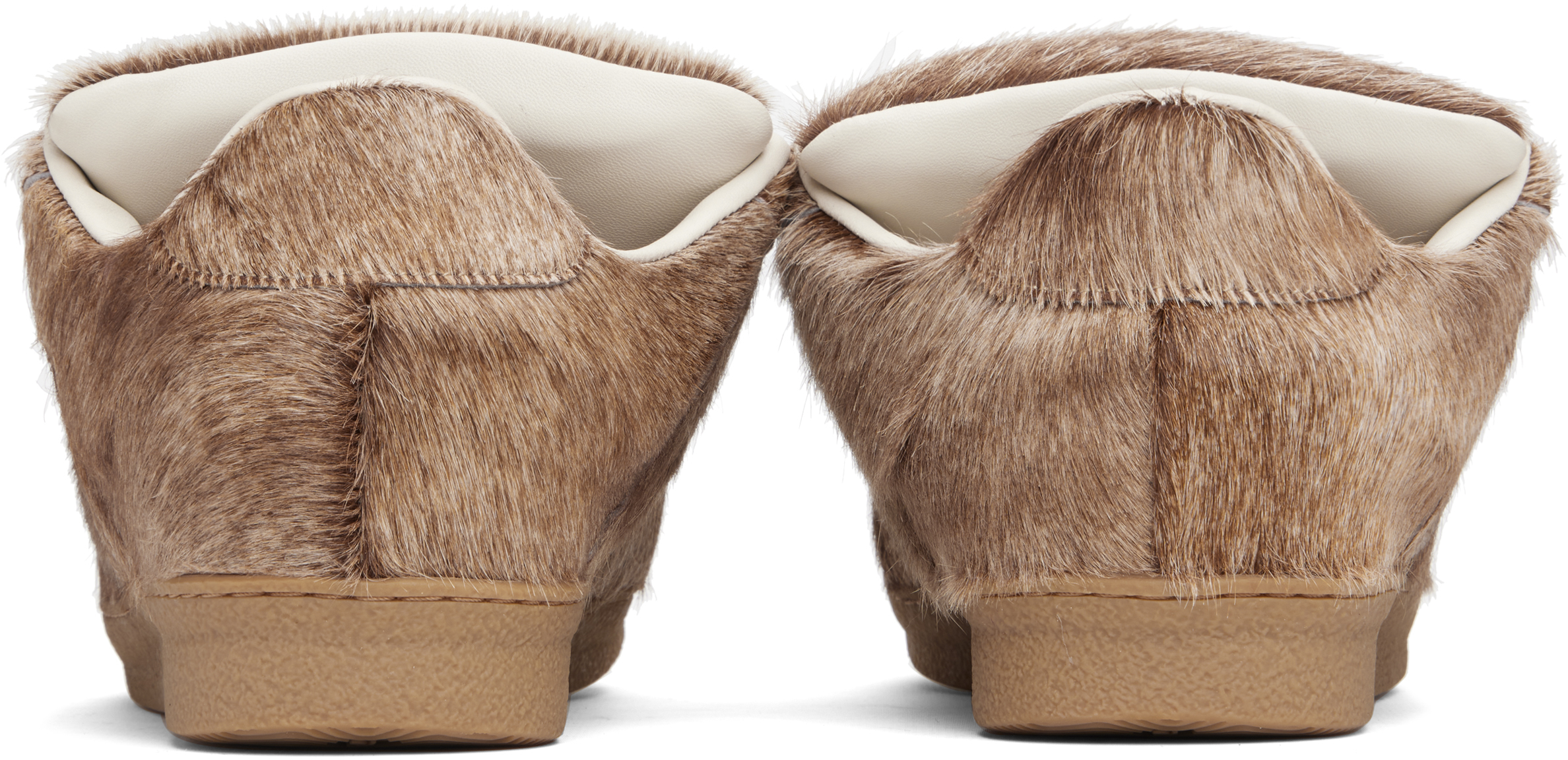 Egonlab Beige Cush Sneakers In Nude
