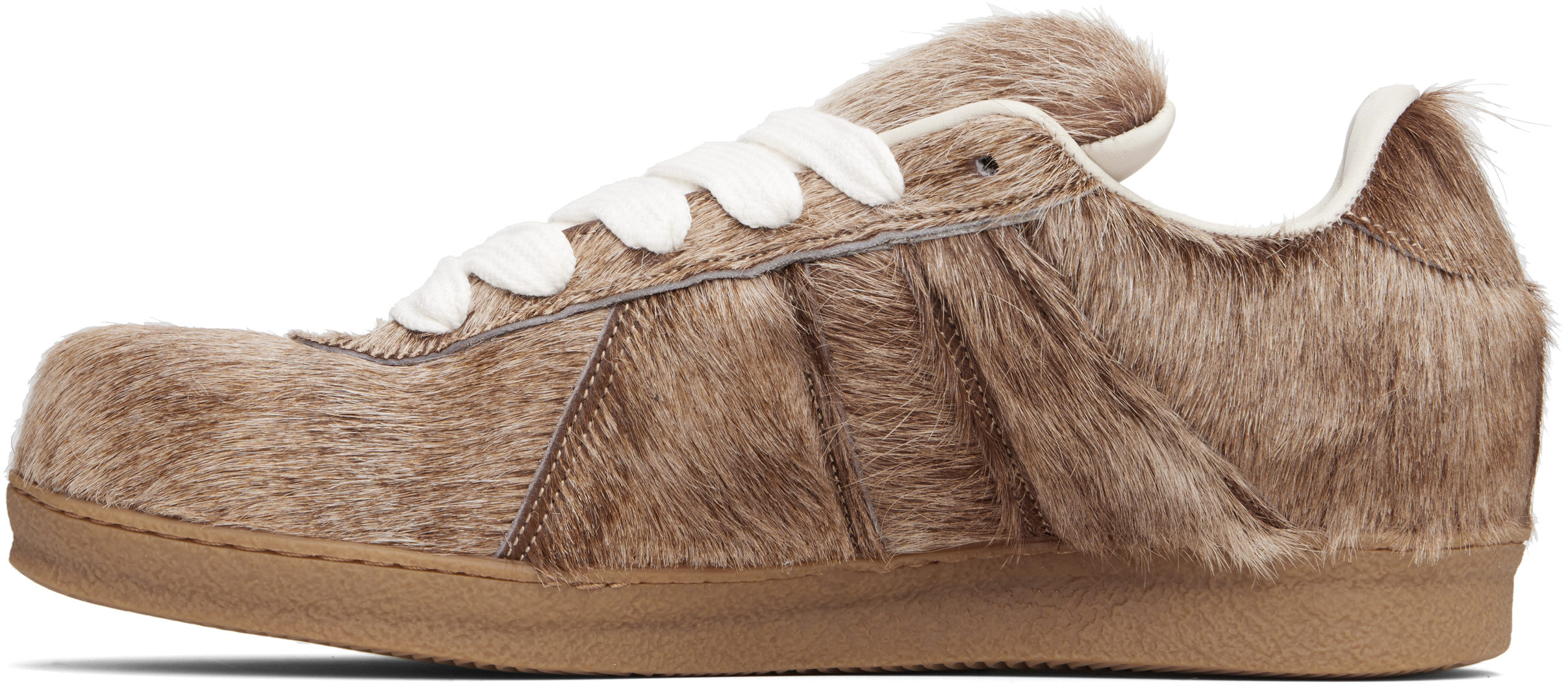 Egonlab Beige Cush Sneakers In Nude