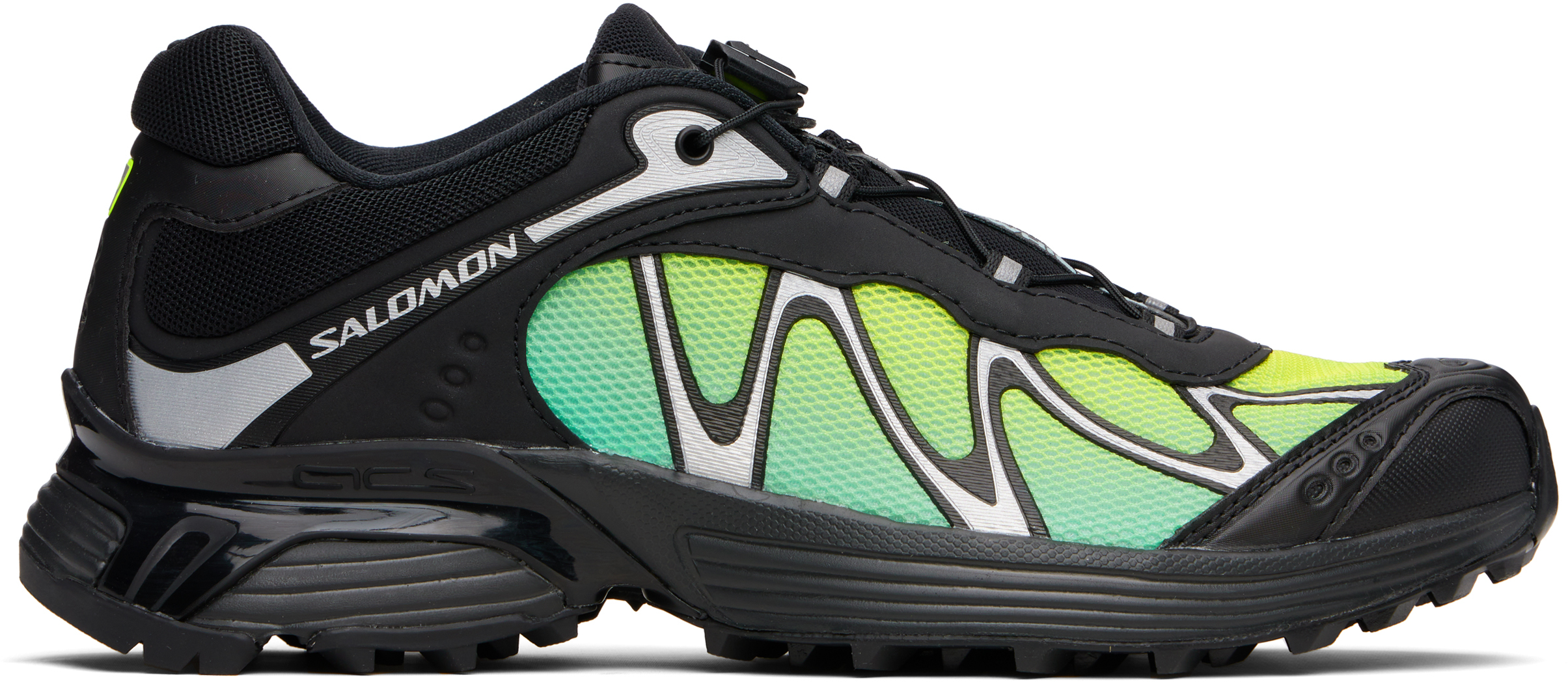 Black & Green XT-Whisper Sneakers
