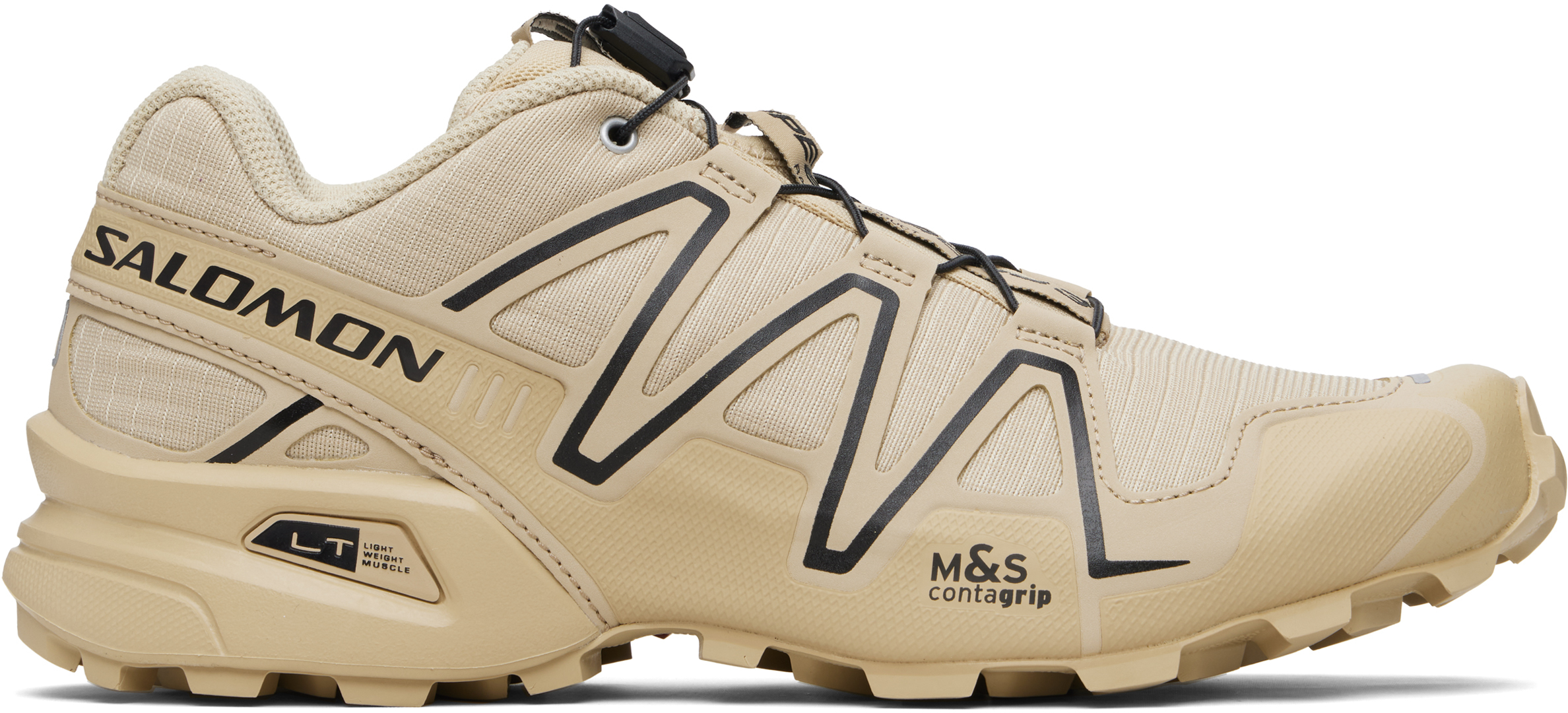 SALOMON SPEEDCROSS 3 ベージュ Salomon: Tan Speedcross 3 Sneakers | SSENSE Canada