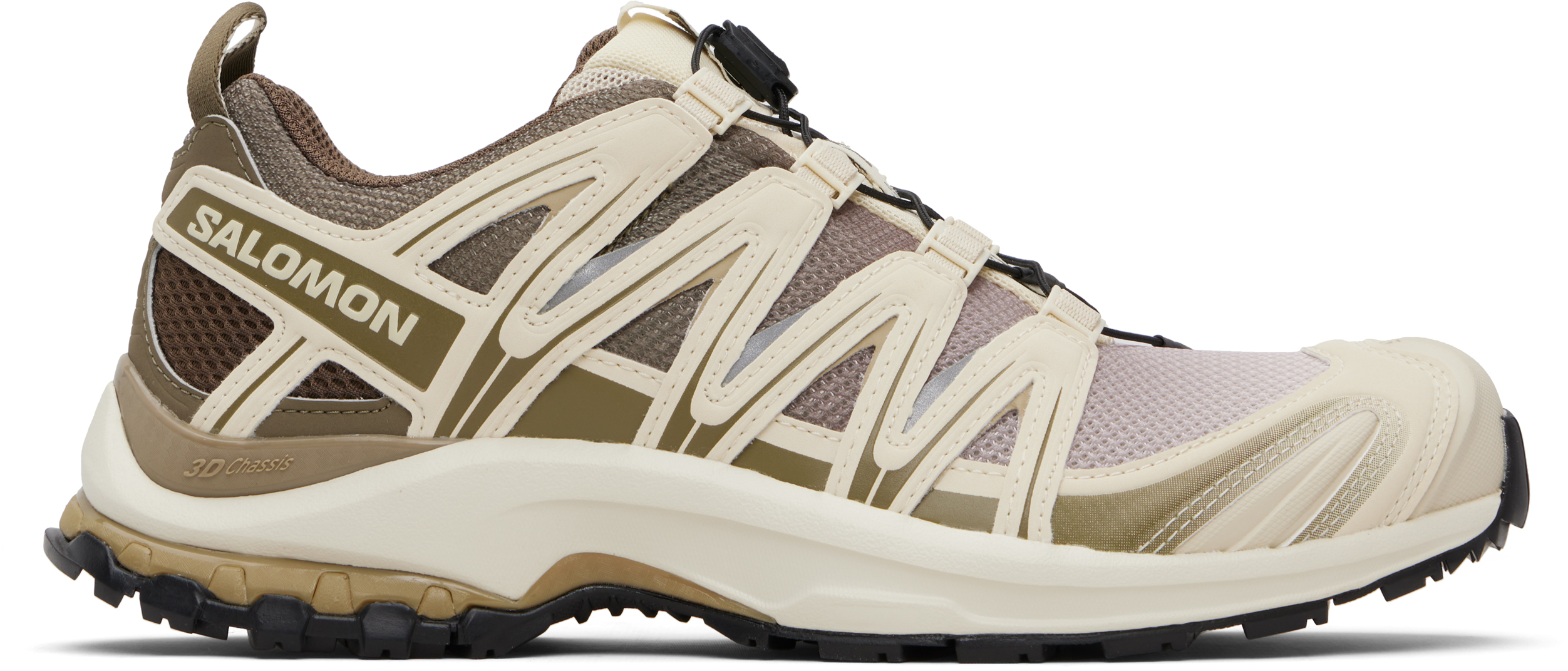 Salomon Xa Pro 3d Rubber-trimmed Mesh Sneakers In Brown