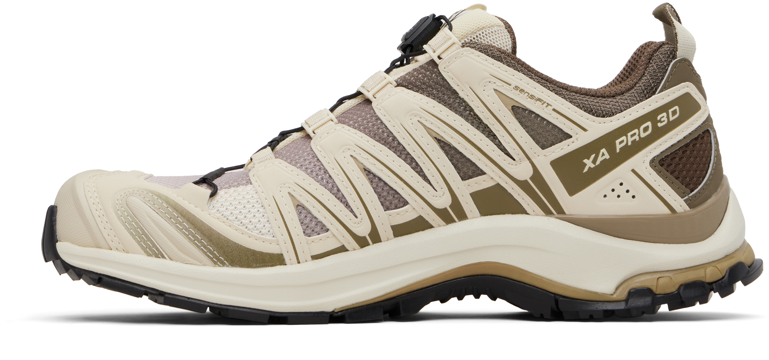 Salomon Xa Pro 3d Rubber-trimmed Mesh Sneakers In Brown