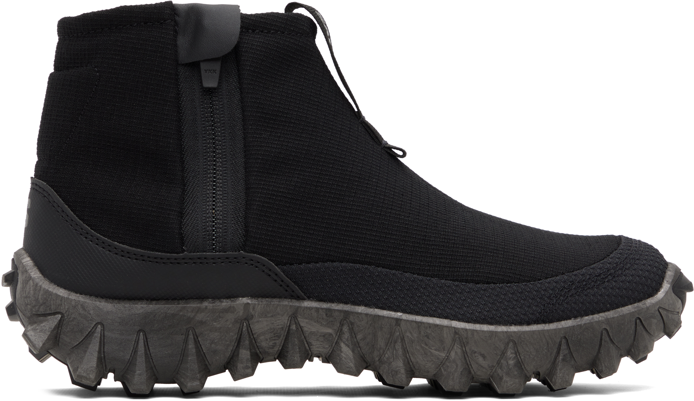 Salomon: Black Snowclog Mid High Top Sneakers | SSENSE