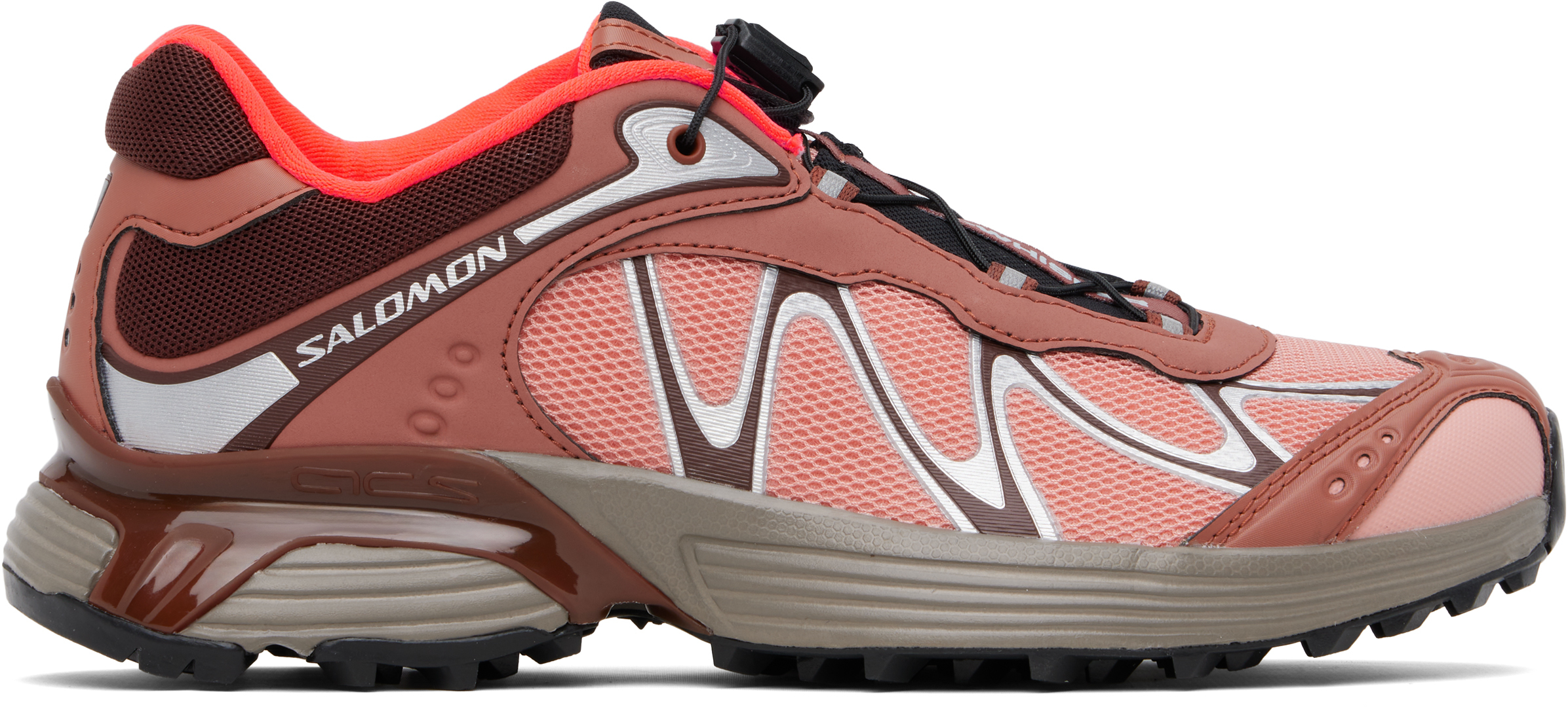 Salomon: Burgundy & Pink XT-Whisper Sneakers | SSENSE