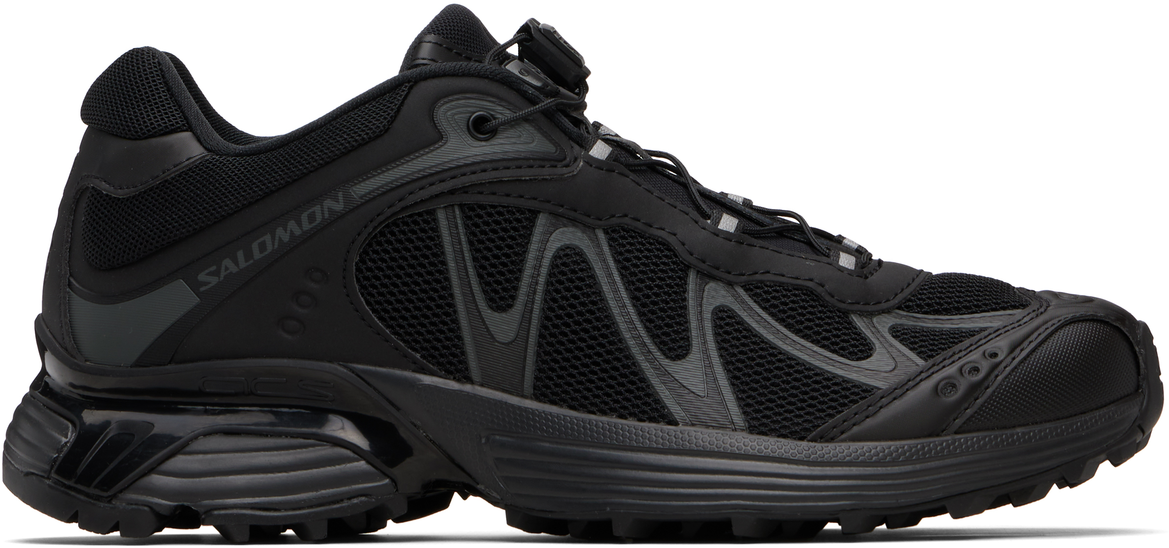 Salomon Xt-whisper Mesh And Rubber Sneakers In Black