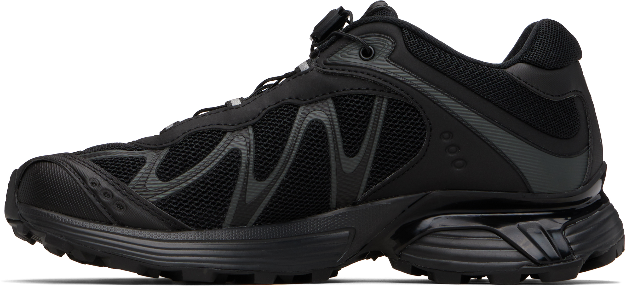 Salomon Xt-whisper Mesh And Rubber Sneakers In Black