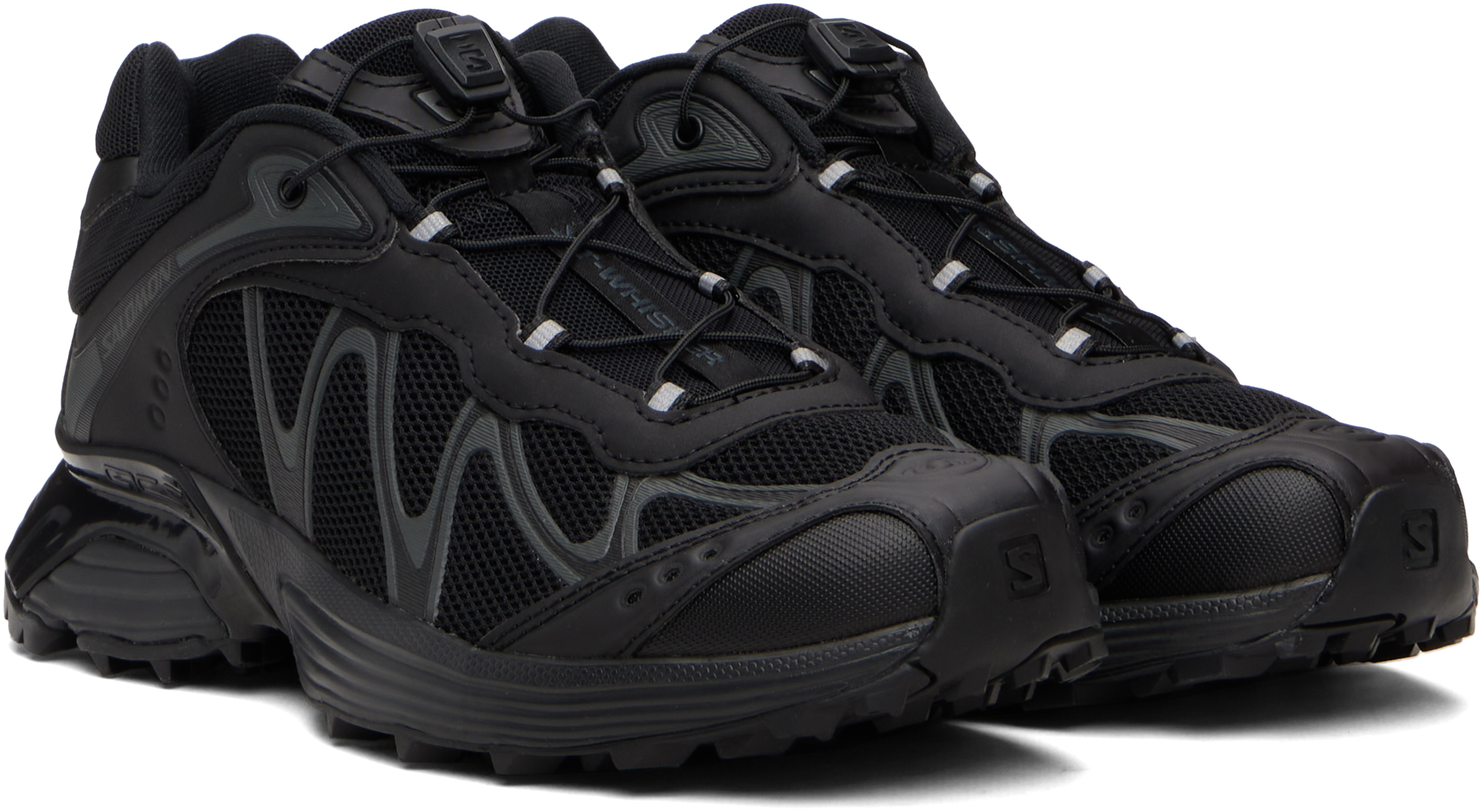 Salomon Xt-whisper Mesh And Rubber Sneakers In Black