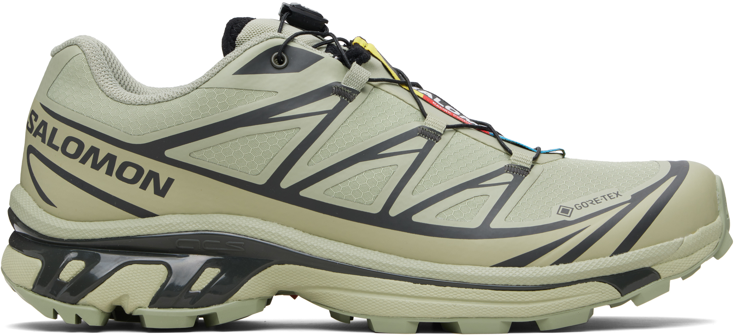 Salomon: カーキ XT-6 GORE-TEX スニーカー | SSENSE 日本