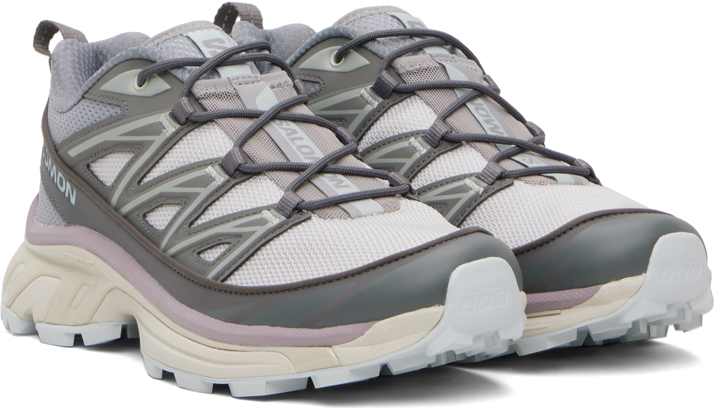 Salomon Gray & Blue Xt-6 Expanse Sneakers In Multi