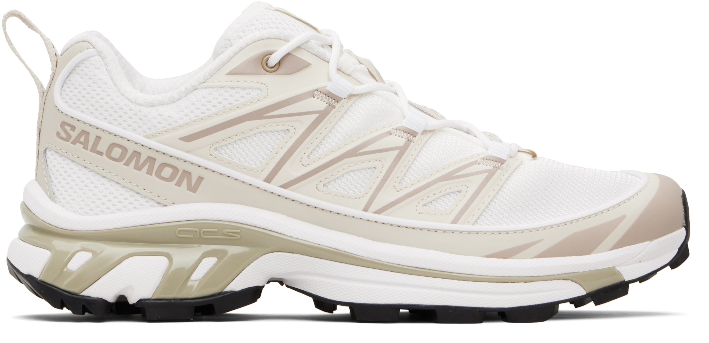 Salomon White Xt-6 Expanse Sneakers In Multi