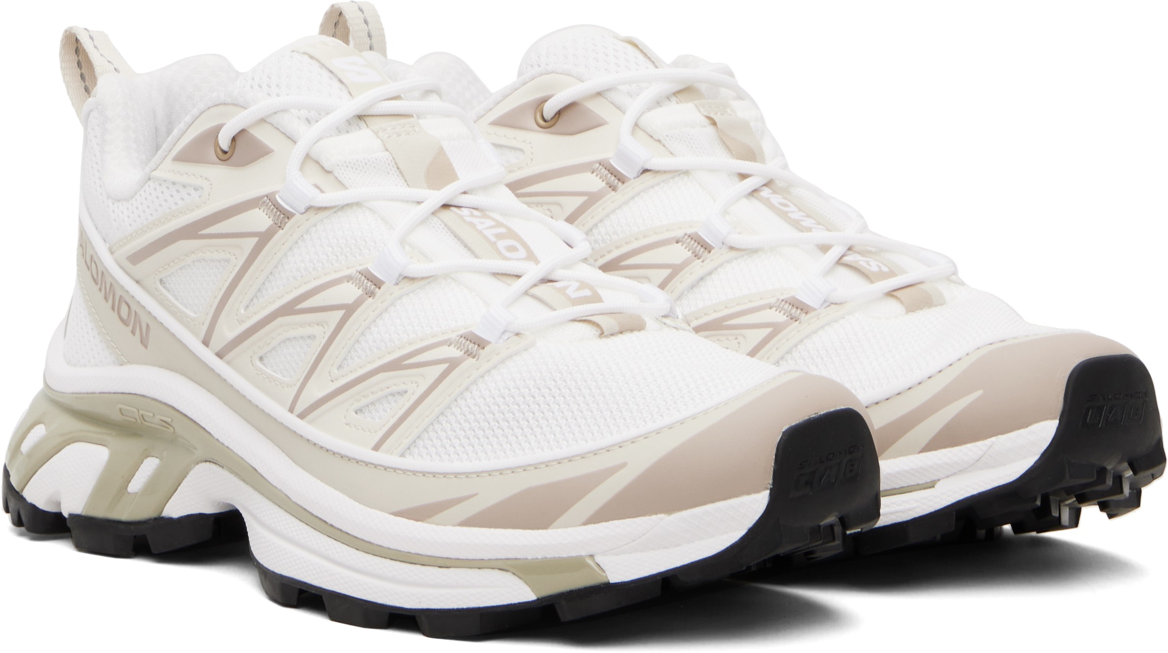 Salomon White Xt-6 Expanse Sneakers In Multi