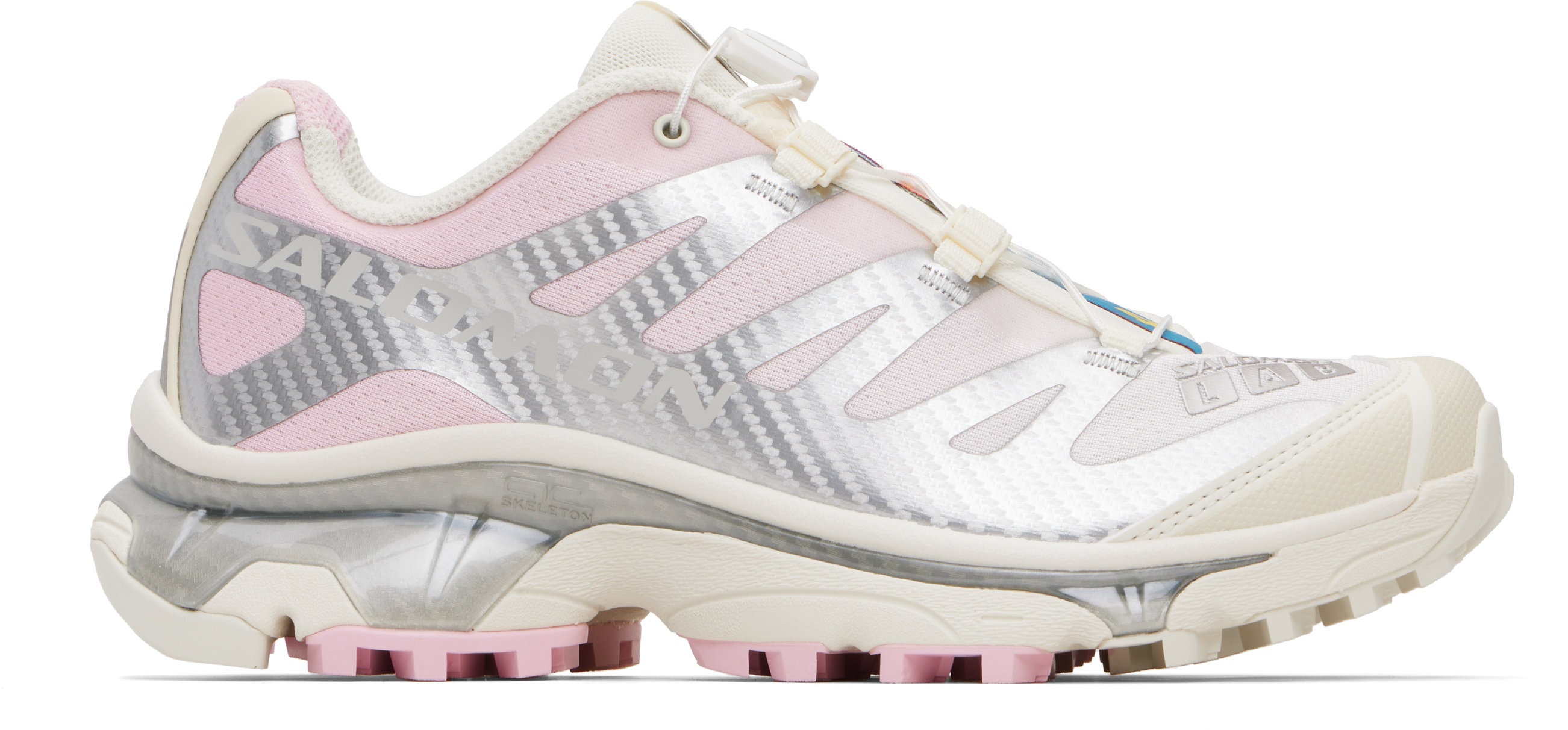 Salomon Pink & Silver Xt-4 Og Sneakers | ModeSens