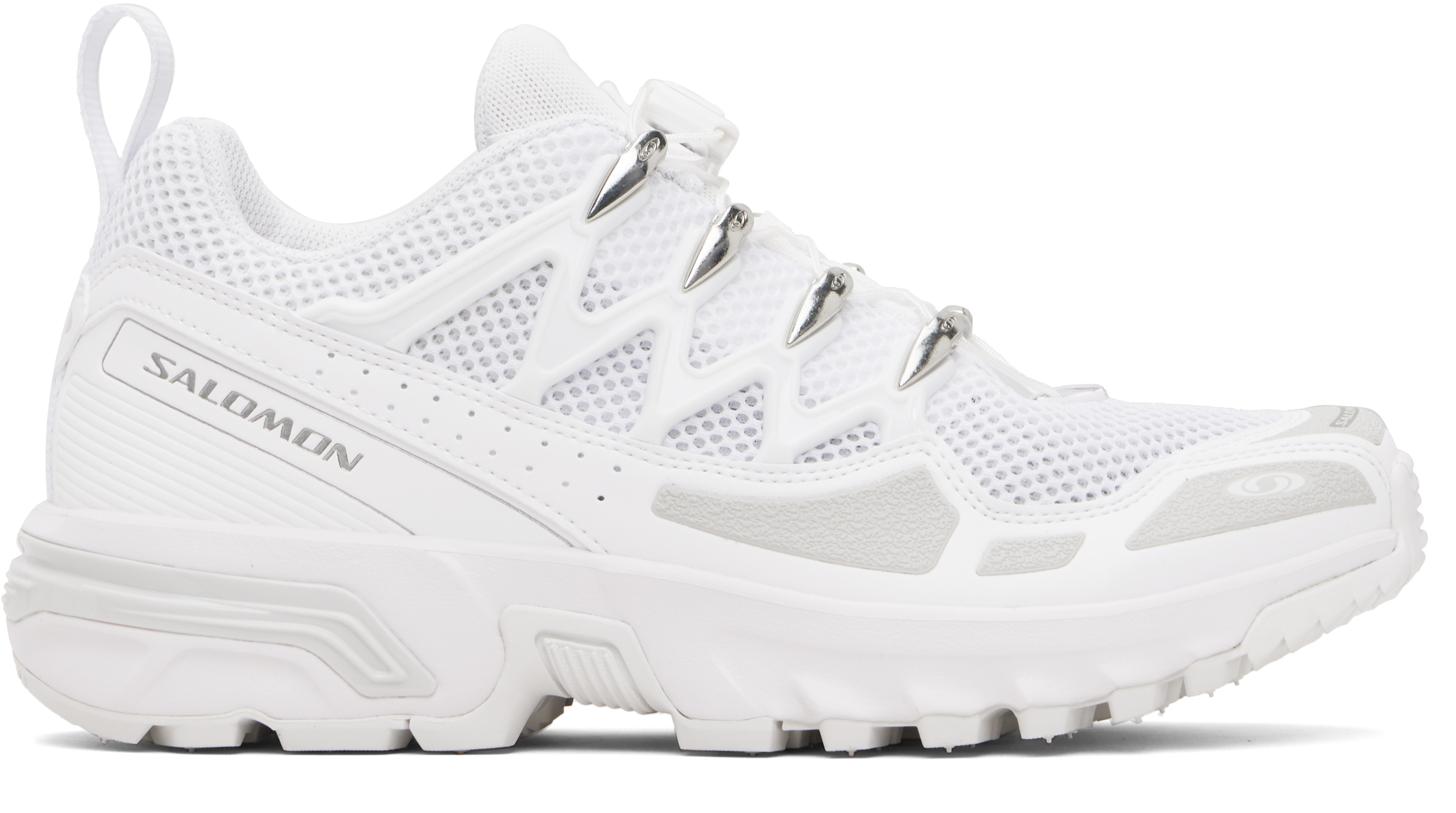 Salomon White Acs Og Sneakers In Black
