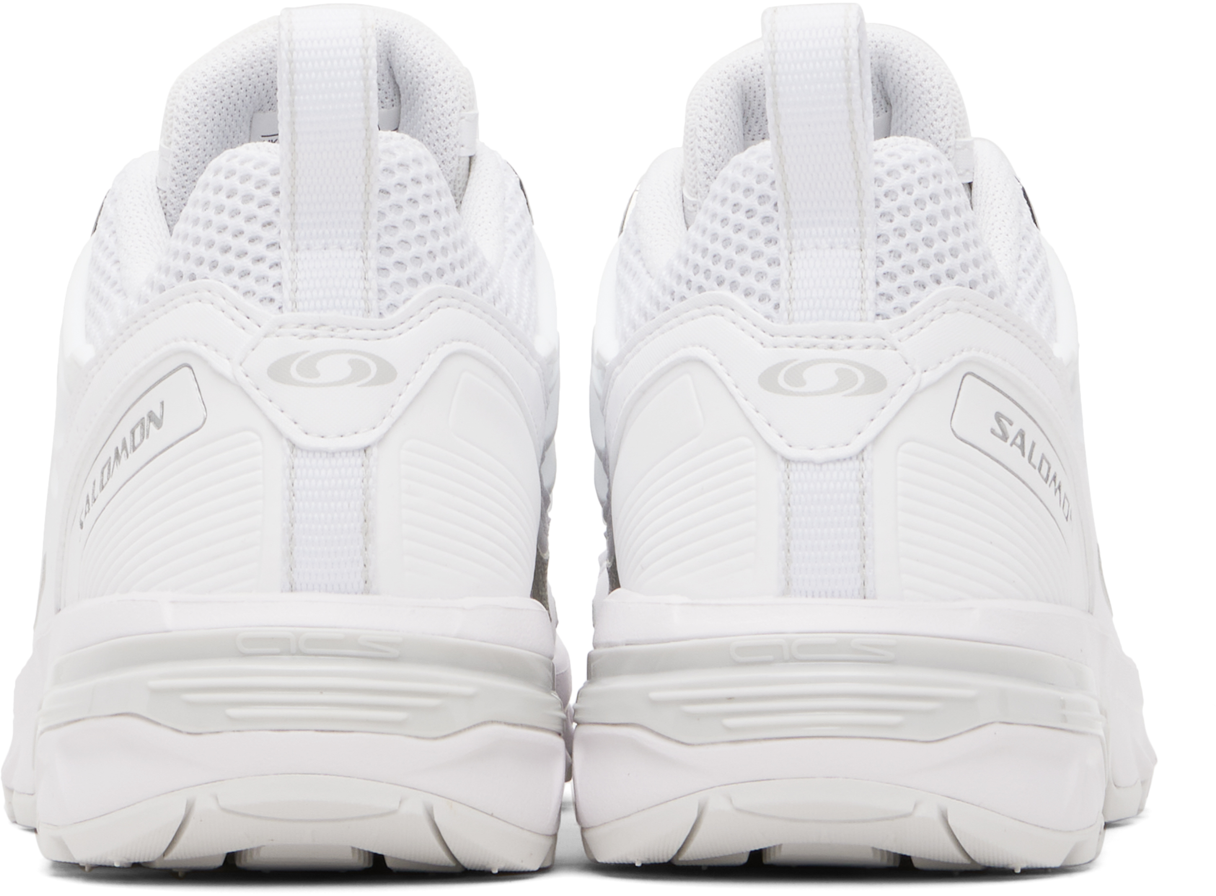 Salomon White Acs Og Sneakers In Black