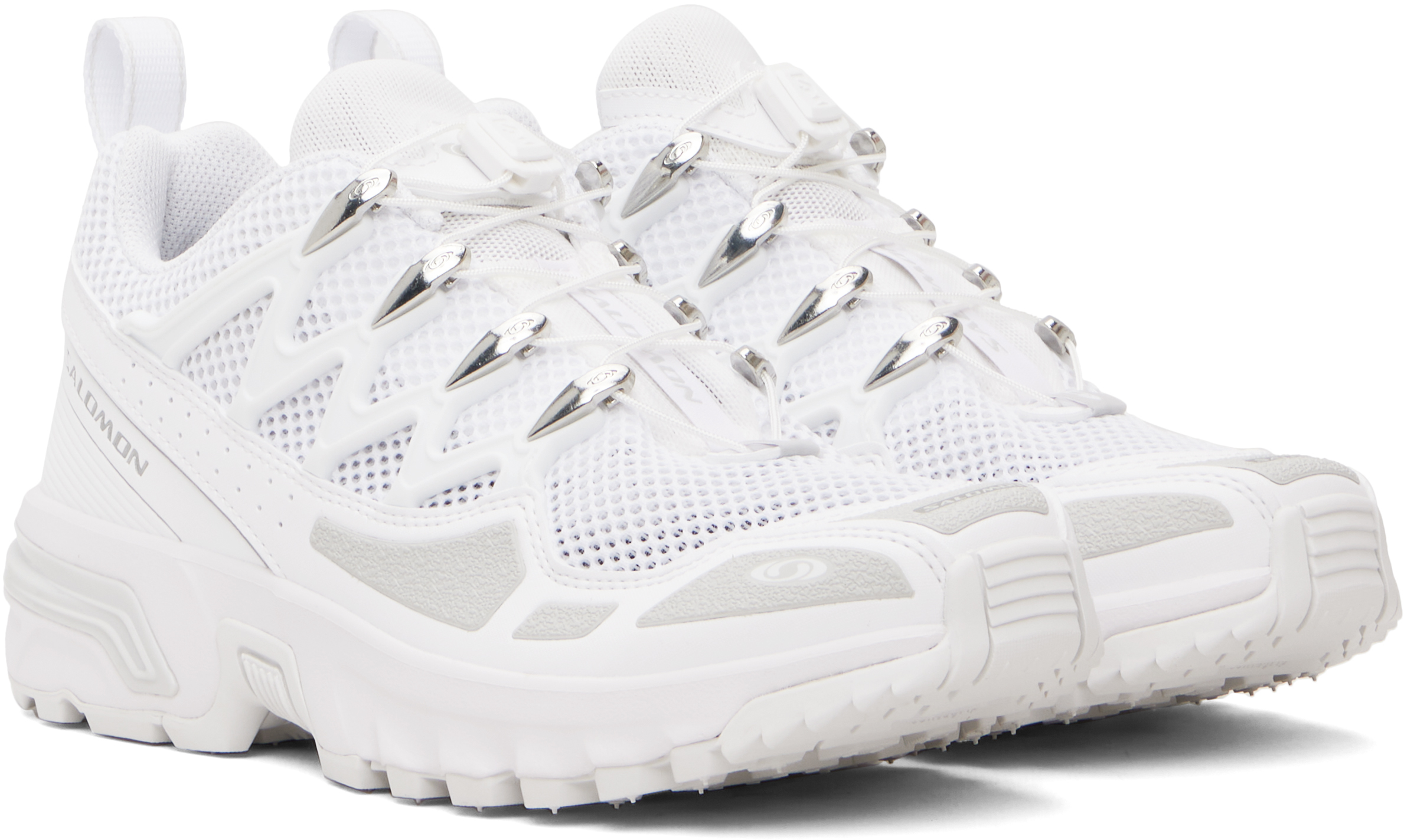 Salomon White Acs Og Sneakers In Black