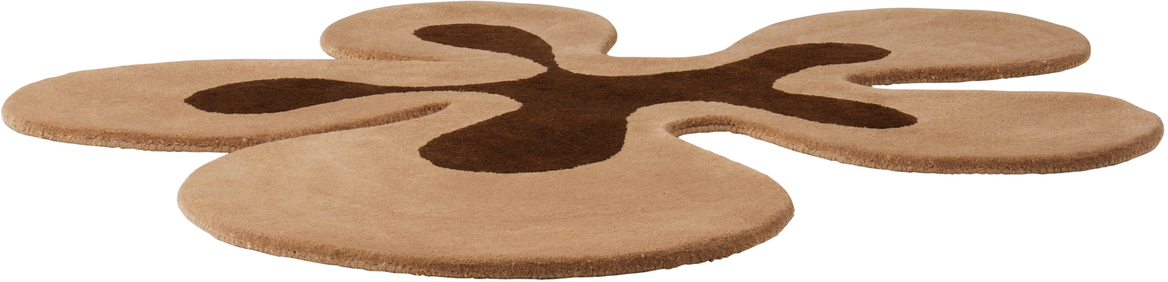 Rashelle Ssense Exclusive Brown Groovy Flubber Rug