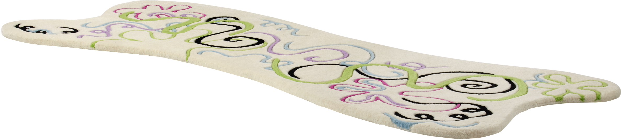 Rashelle Ssense Exclusive Beige Flub Fetti Runners Rug