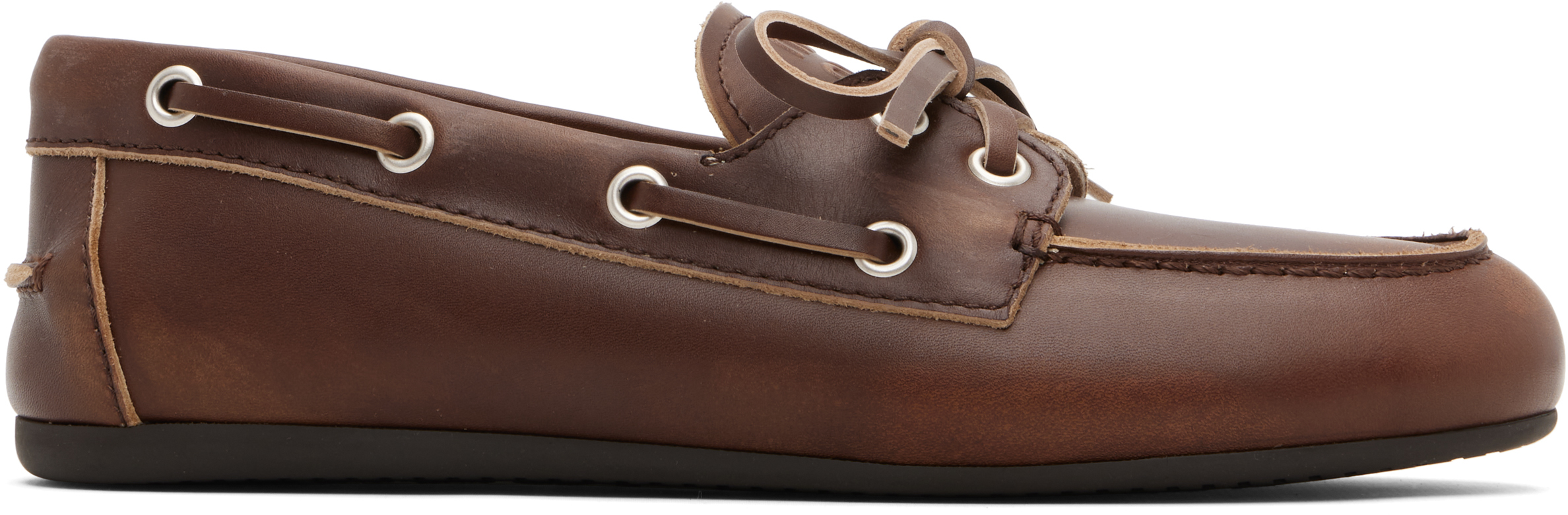 MIU MIU クルネック ノスリフ トレス MJA882SOOO15NM F0031 ミュウミュウ Miu Miu Church's×Miu Miu レザーシューズ 5E038E