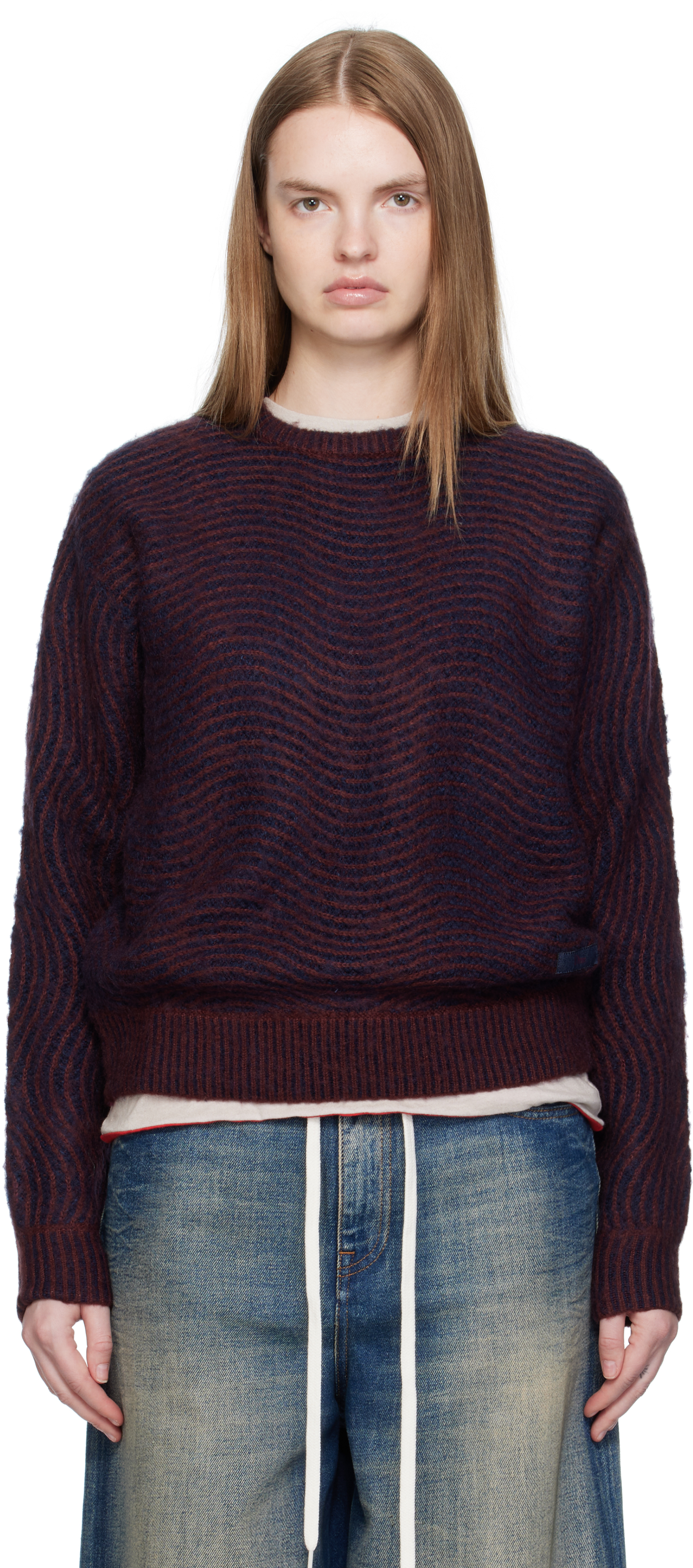 dime-burgundy-mohair-wave-knit