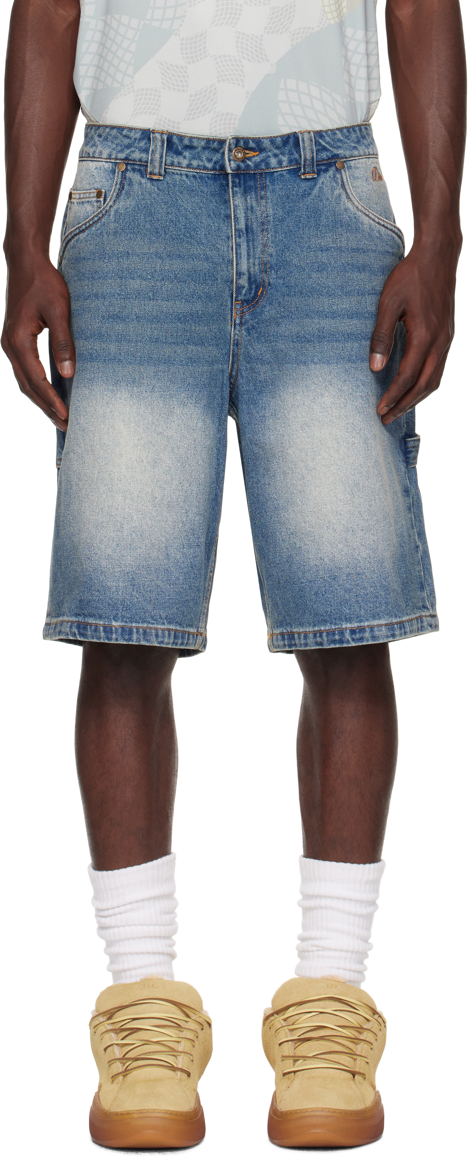 安価 ブルー Dime: Classic 日本 SSENSE | デニムショートパンツ パンツ